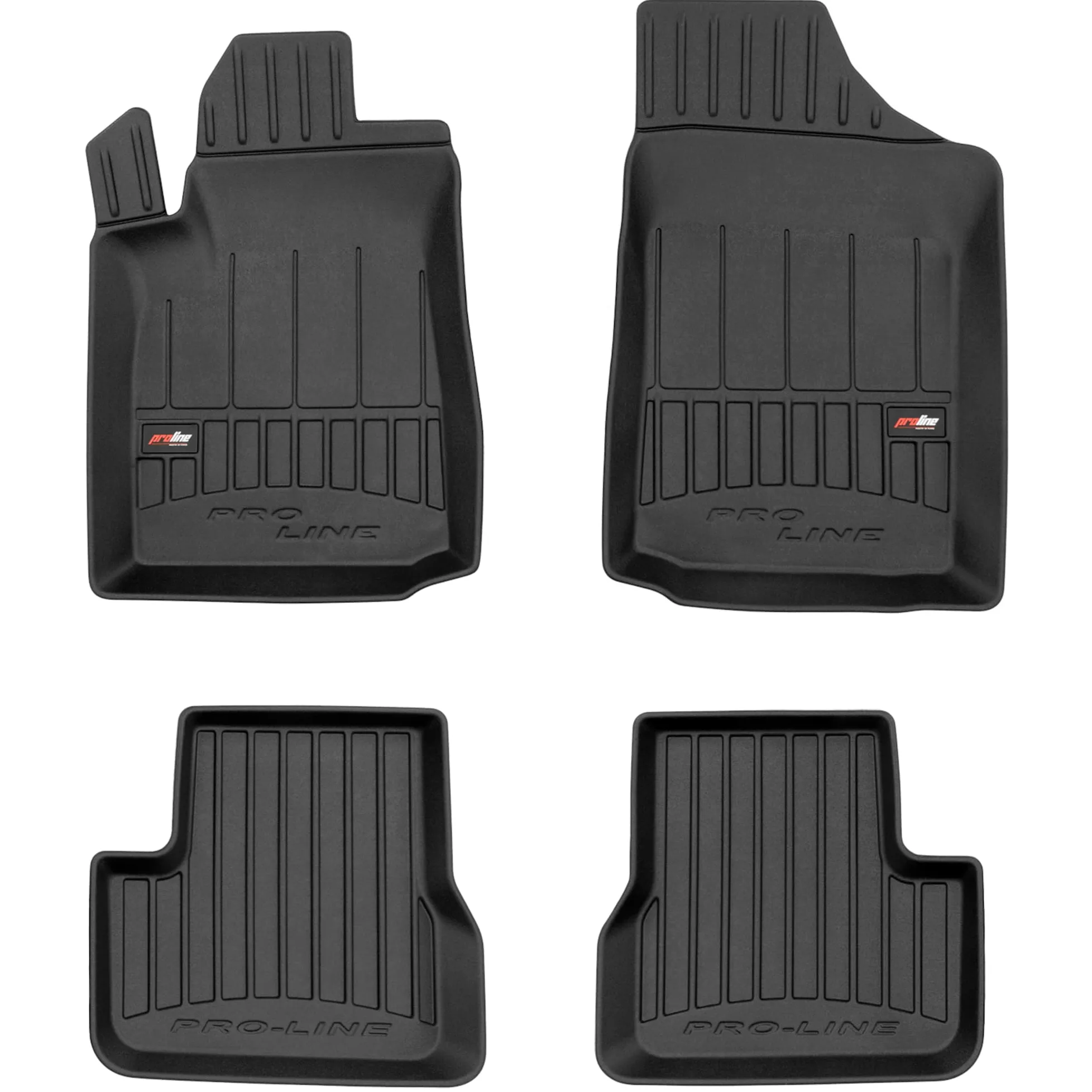 MOTOS Alfombrillas de Goma para Citroen C3 I 2002-2009 Mejore la Comodidad de Sus Viajes con la Alfombra Antideslizante Car 3D- Alfombrillas de Coche para Varias Estaciones