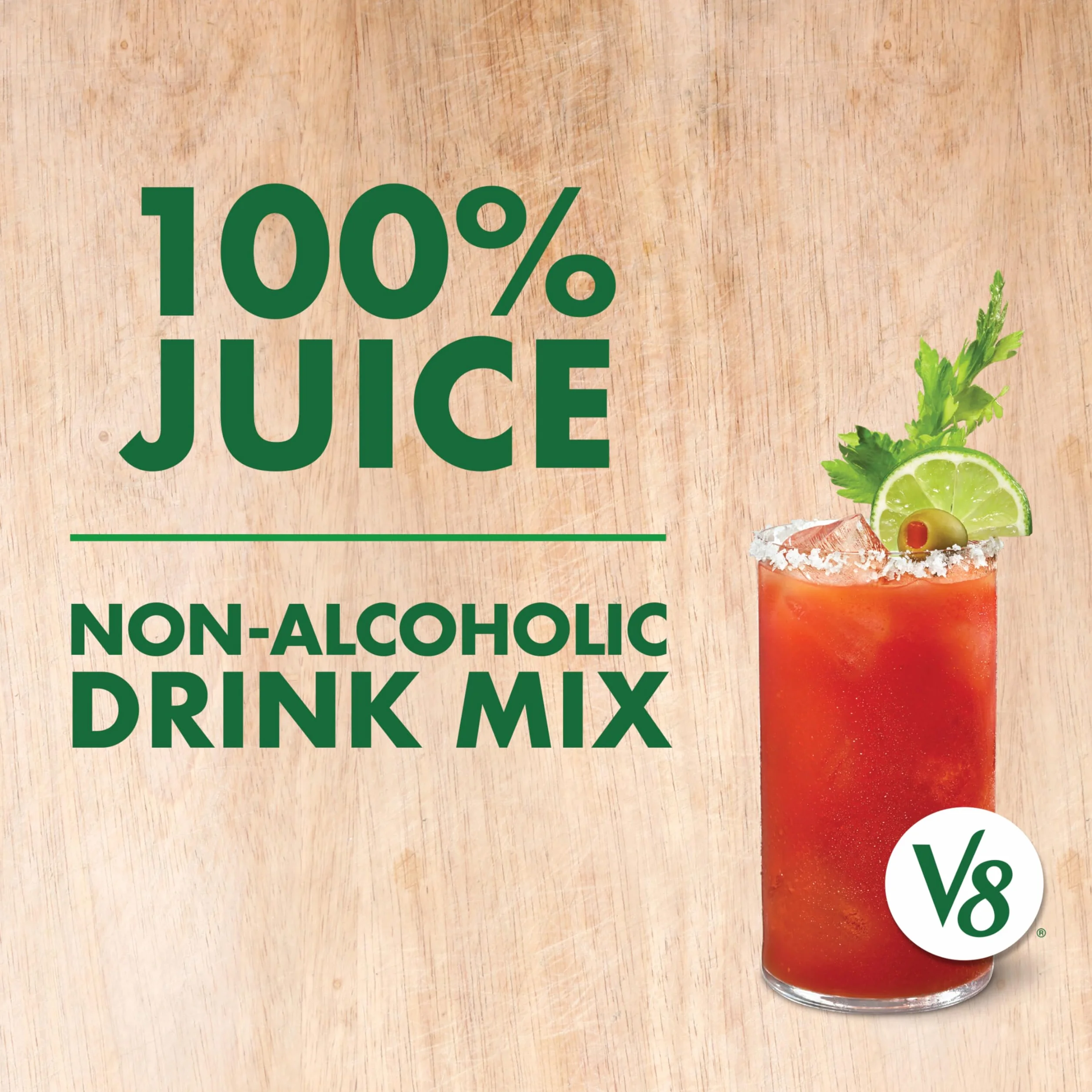 V8 Bloody Mary Mix, jugo de verduras para cócteles, botella 46 oz