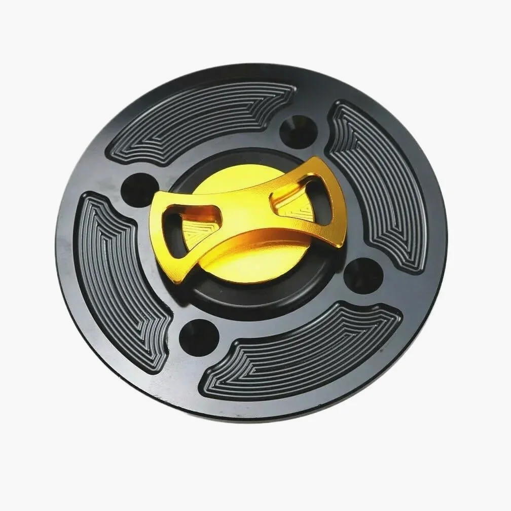 Moto Tapón Depósito Combustible Tapa de Tanque de Combustible con Forma de Pajarita CNC para Motocicleta para Du&Cati para Panigale V4 2018-2021