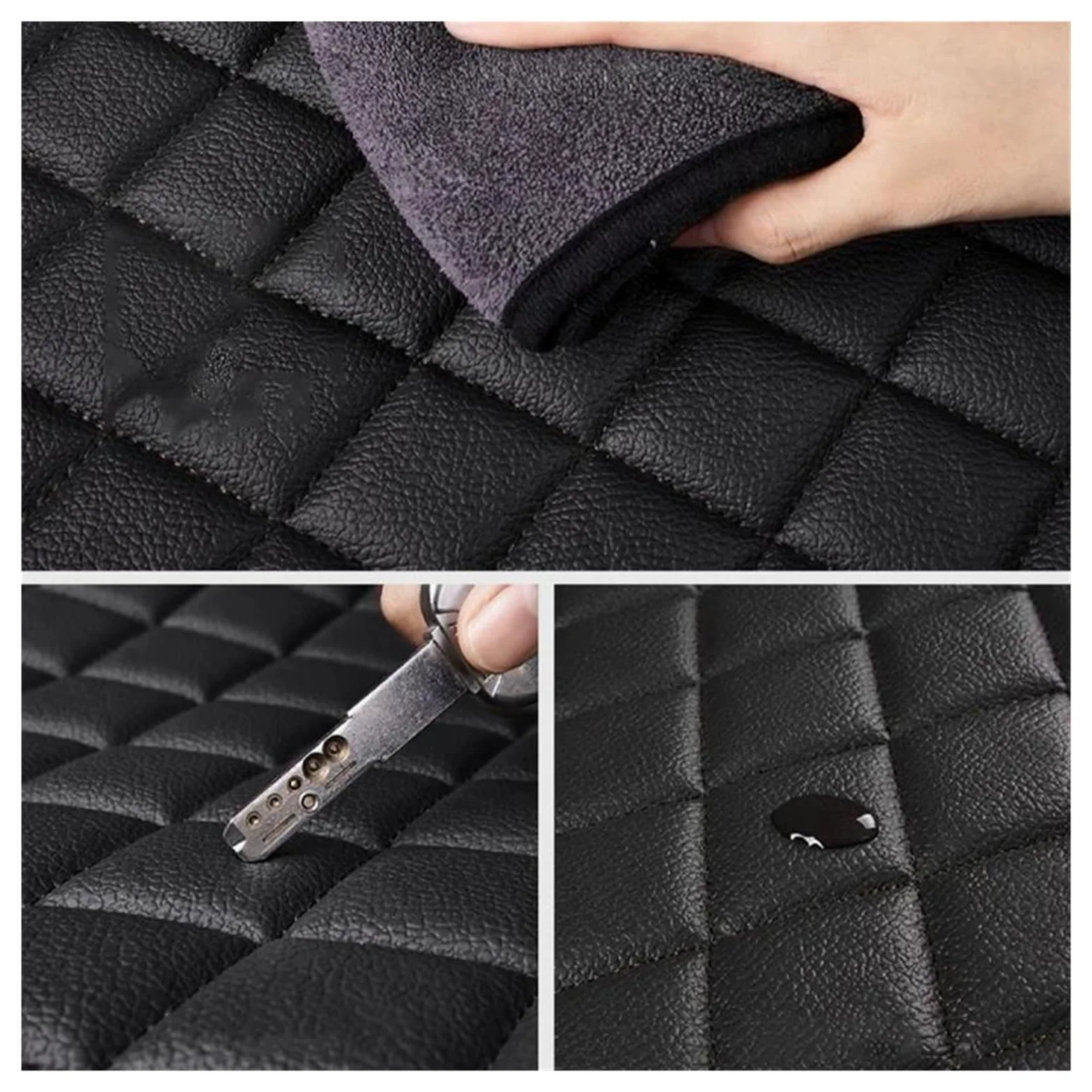 Alfombra Goma Alfombrillas Personalizadas 5D para Jaguar XF 2008 2009 2011 2012 2013 2014 2015(Beige)