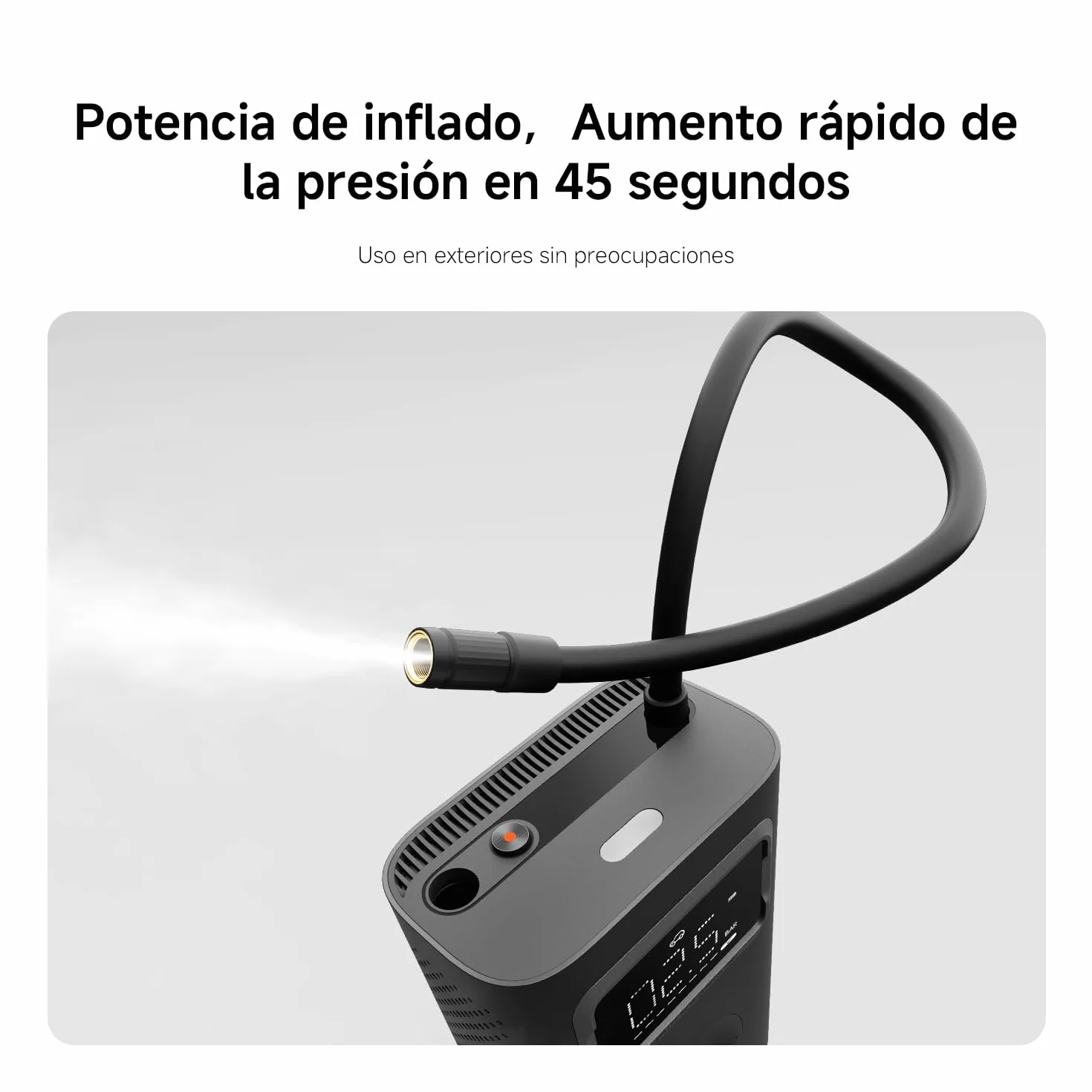 Xiaomi Portable Electric Air Compressor 2 Pro, Batería 2500 mAh, 5 Modos, 150 PSI, Apagado Automático, Pantalla Digital & Luz LED, USB‑C – Ideal para Coche, Bicicleta, Moto, Patinete & Balones