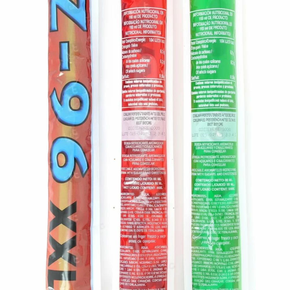 Polos Refrescantes Zamba XXL Z-94 Surtidos Caja 60 Polos Gran Tamaño Helados Variados Sabores Frutales
