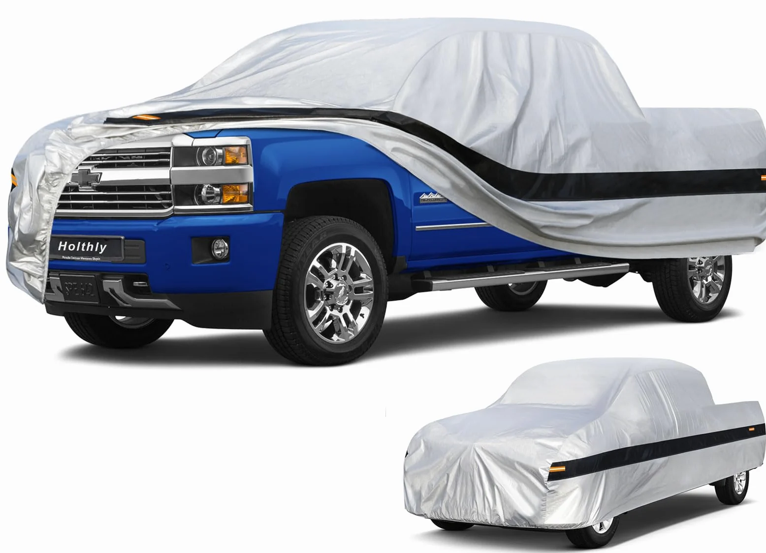 Cubierta de camión de 10 capas impermeable para todo tipo de clima. Cubierta para camioneta de lluvia, nieve, protección contra el polvo. Longitud: 242-250 pulgadas, ajuste universal para Ford