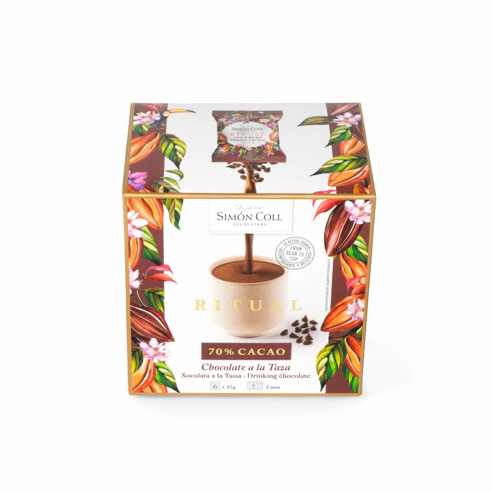 Simón Coll Chocolate a la taza RITUAL 70% 210g