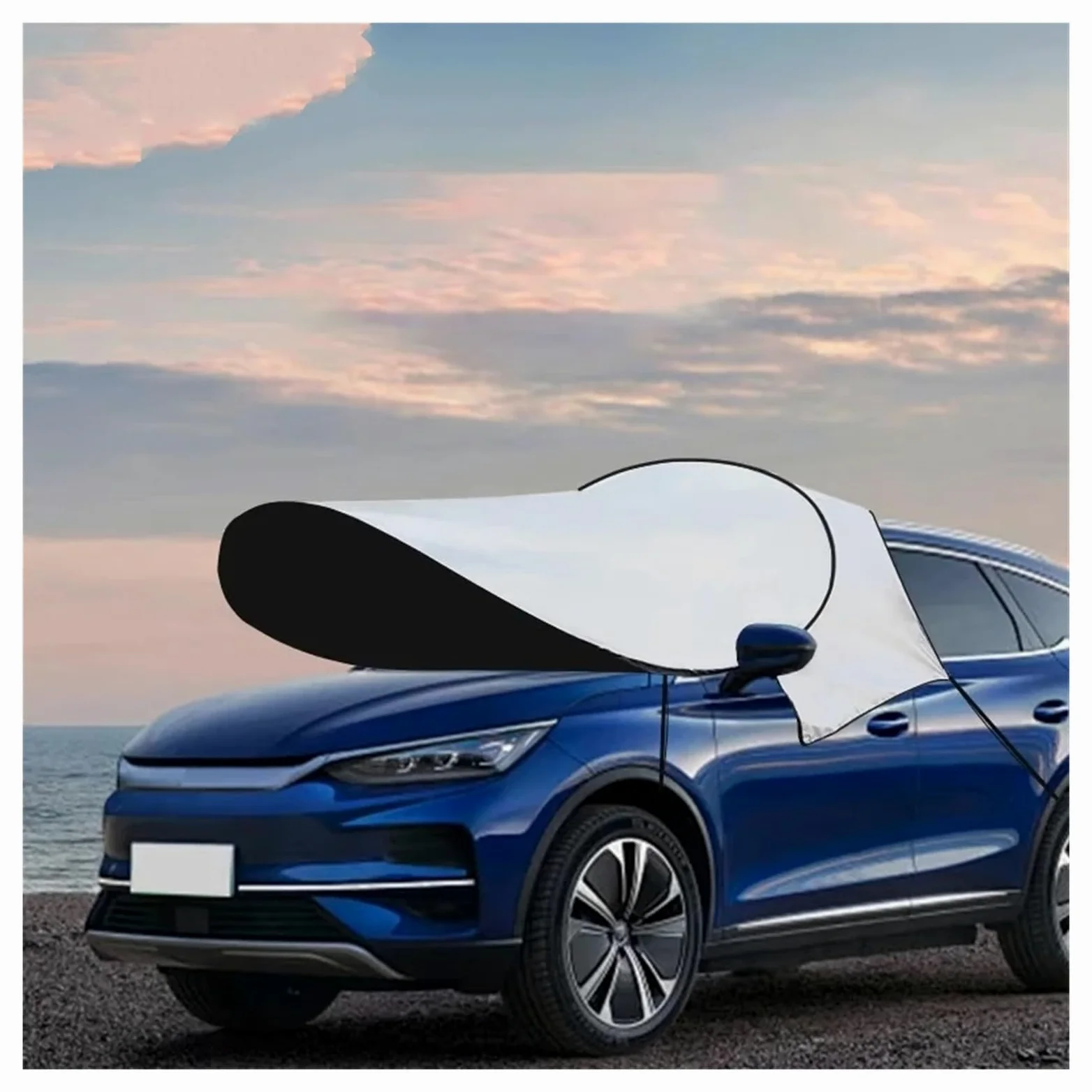 Paraguas Portátil Plegable para Coche Parasol Automotriz para Parabrisas Sombrillas Impermeables para Exteriores Sombrilla con Bloque UV Parasol para Coche