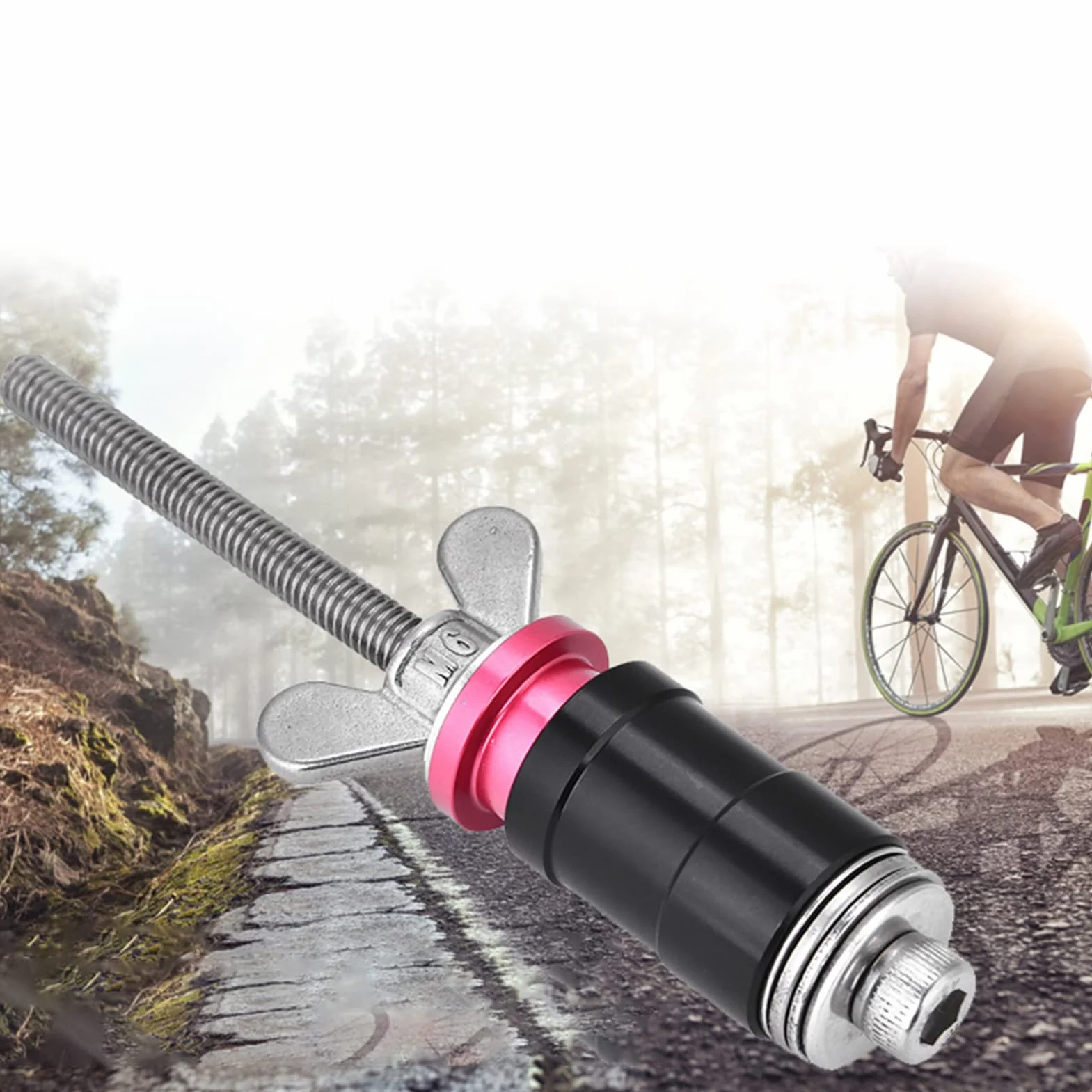 Herramienta de Casquillo de Choque Trasero, Instalar la Herramienta Retirar para Amortiguadores Traseros Fox Rockshox X Fusion, con 3 Adaptadores para 12.7 Mm de Casquillos DU