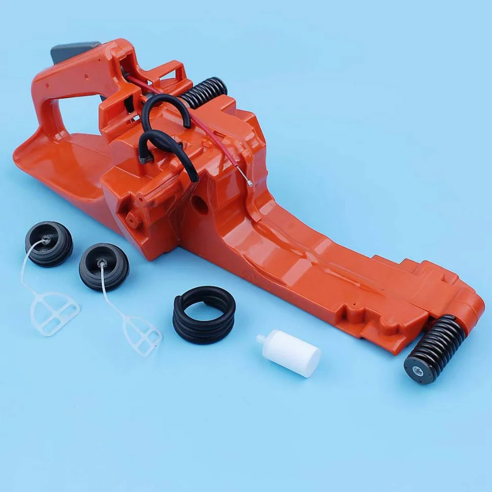 Kit de línea de filtro de tapa de montaje de manija trasera de tanque de combustible de Gas for repuestos de motosierra hus-qva-rna 362 365 371 372 372XP