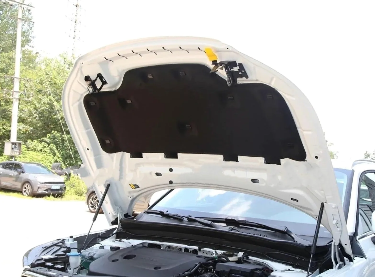 Para Volvo XC40 2020-2025 Aislamiento Térmico De Algodón Aislamiento Acústico Almohadilla Aislamiento Térmico Algodón Modificada Espuma Aislante Capó