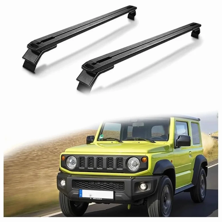 Barras de Techo para Coche,para Suzuki JIMNY 2019-2024 Coche Bacas Barra Transversal Portaequipajes para Viaje Carga Transporte Accesorios