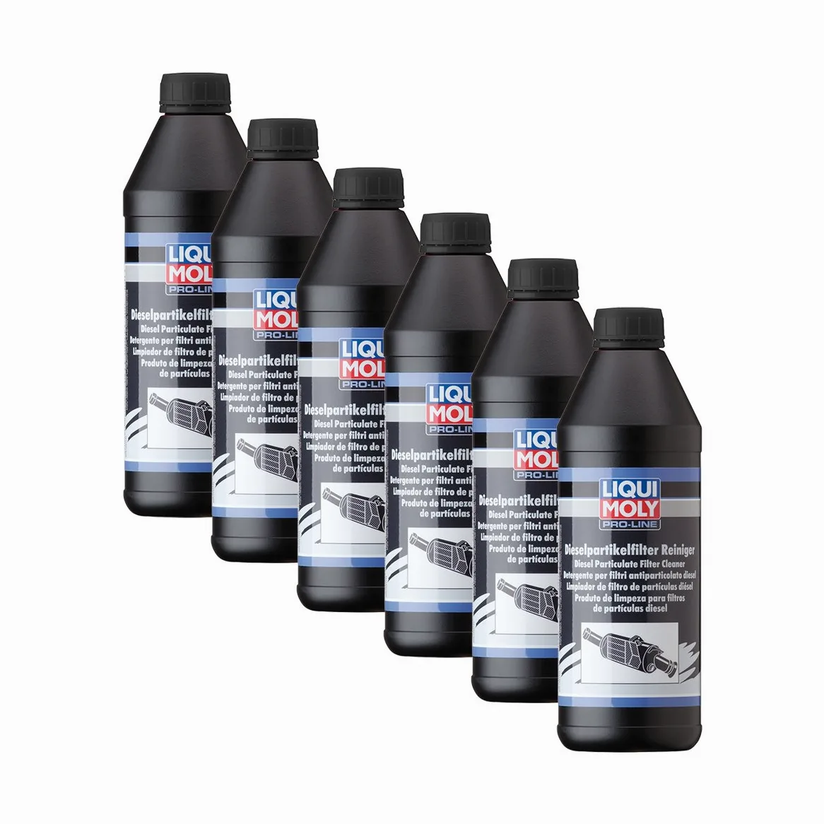 6 x Liqui Moly 5169 Pro Line Diesel filtro de partículas de limpiador DPF 1L