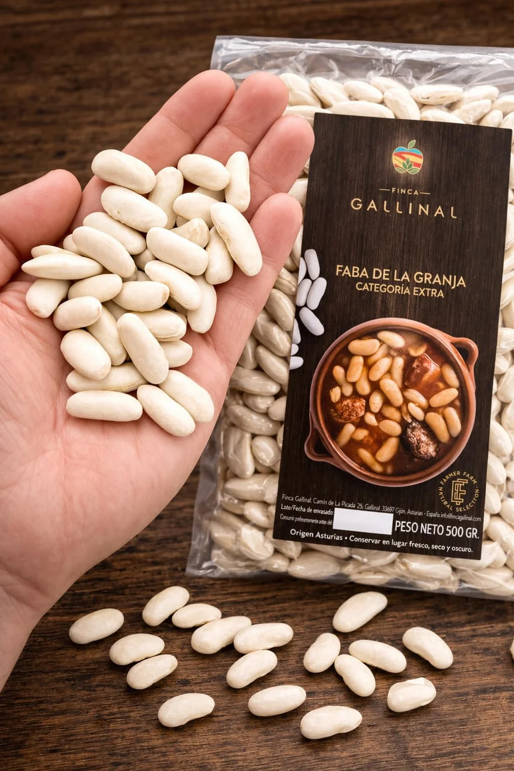Faba Premium Gourmet do Fabada Asturiana 500g - Finca Gallinal