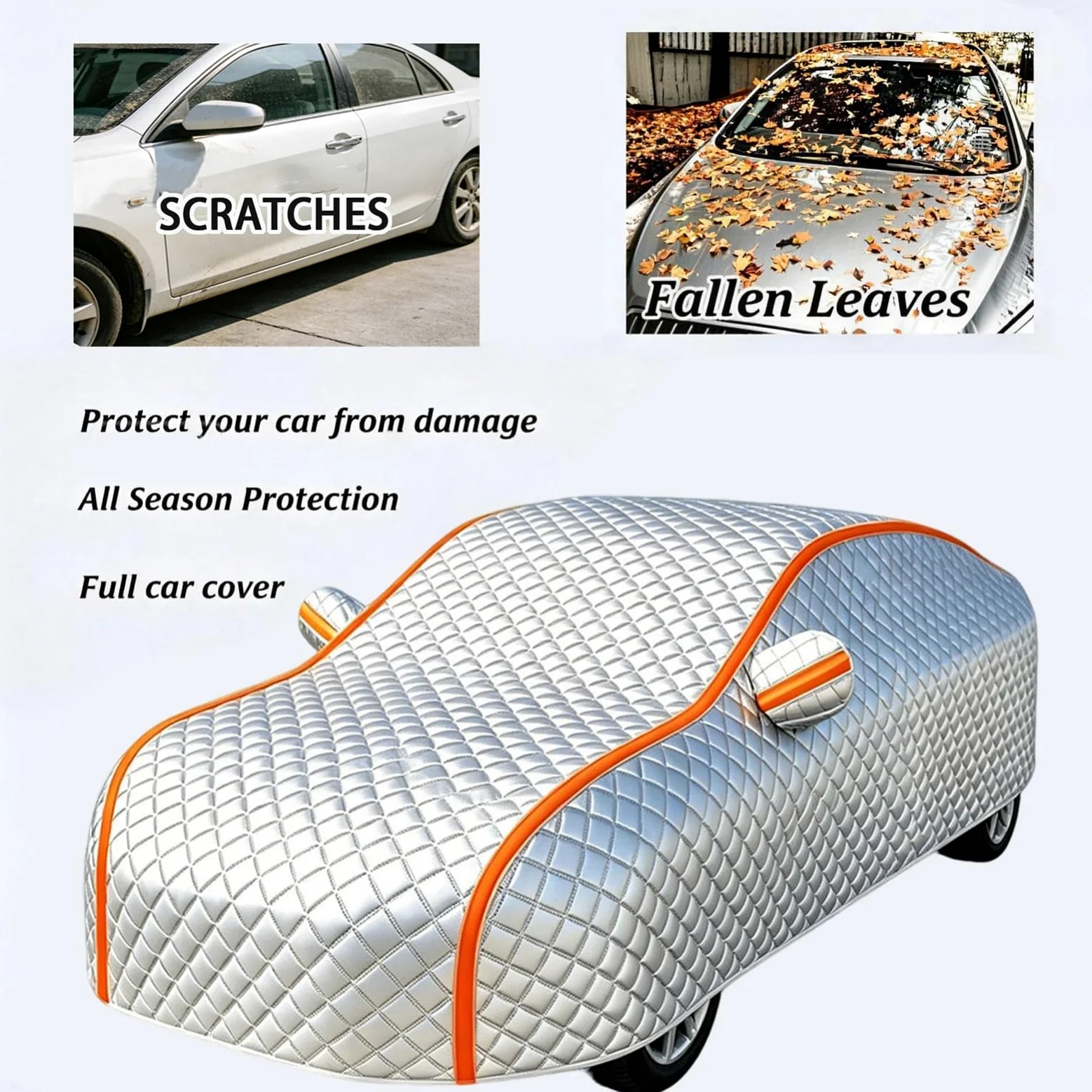 Funda Antigranizo Coche para C upra Terramar | Ecológico, Material De Mayor Grosor, Resistente a Desgarros y Duradero, Incluye Bolsa De Almacenamiento, Forro De Algodón
