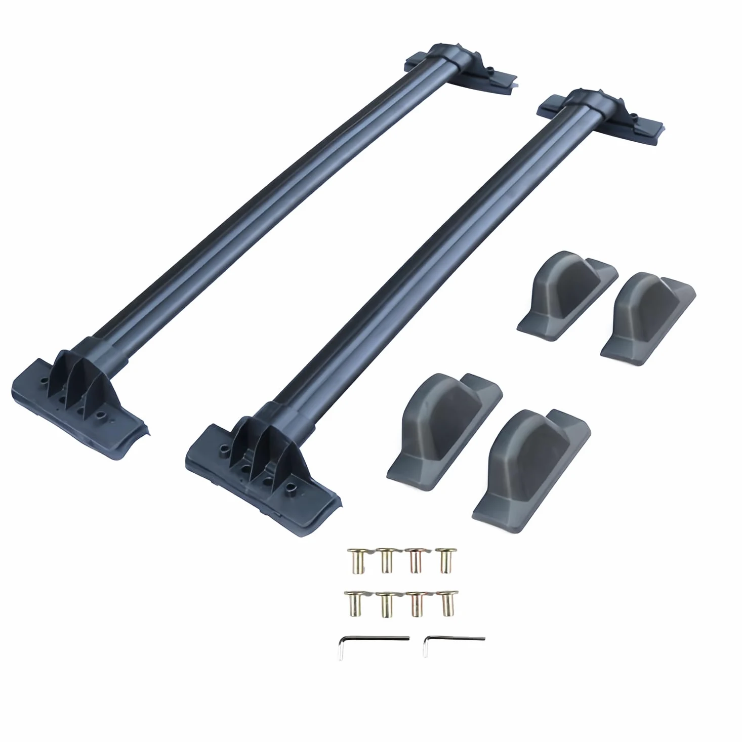 para H-Onda CRV Barras de Techo, Rieles Portaequipajes para 2002-06 2007-11 2012-16 2017-24, Fit Coches con Rieles Aleación de Aluminio Capacidad de Carga de 180kg, con Herramientas de Instalación