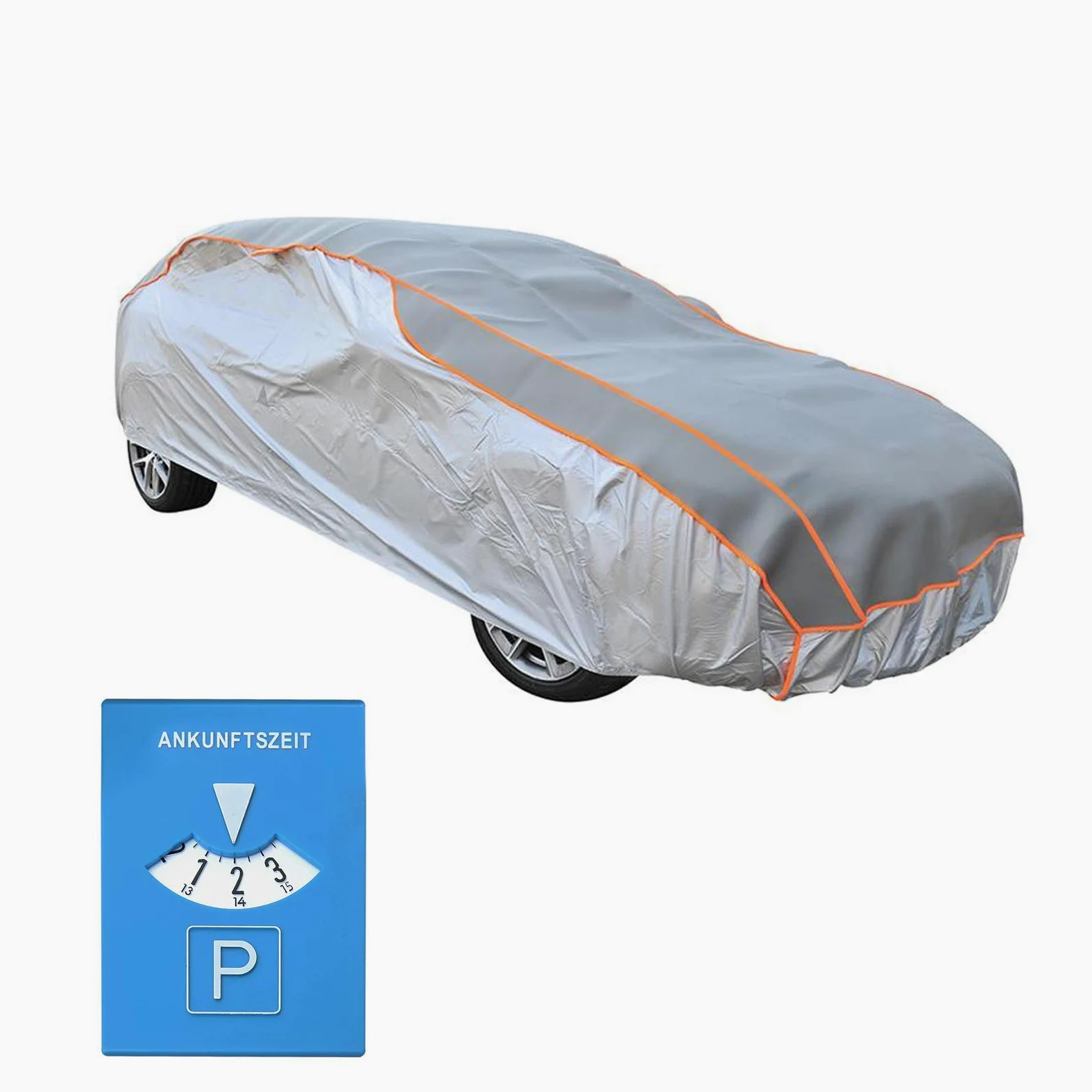 granizo – Garage XXL para exterior Clase & SUV Invierno Adecuado 570 x 178 x 119 cm – Plata con goma + Gratis Aparcamiento Q7, 7, X5, X6, Range Rover, G, GLE, ML, Navara, Patrol