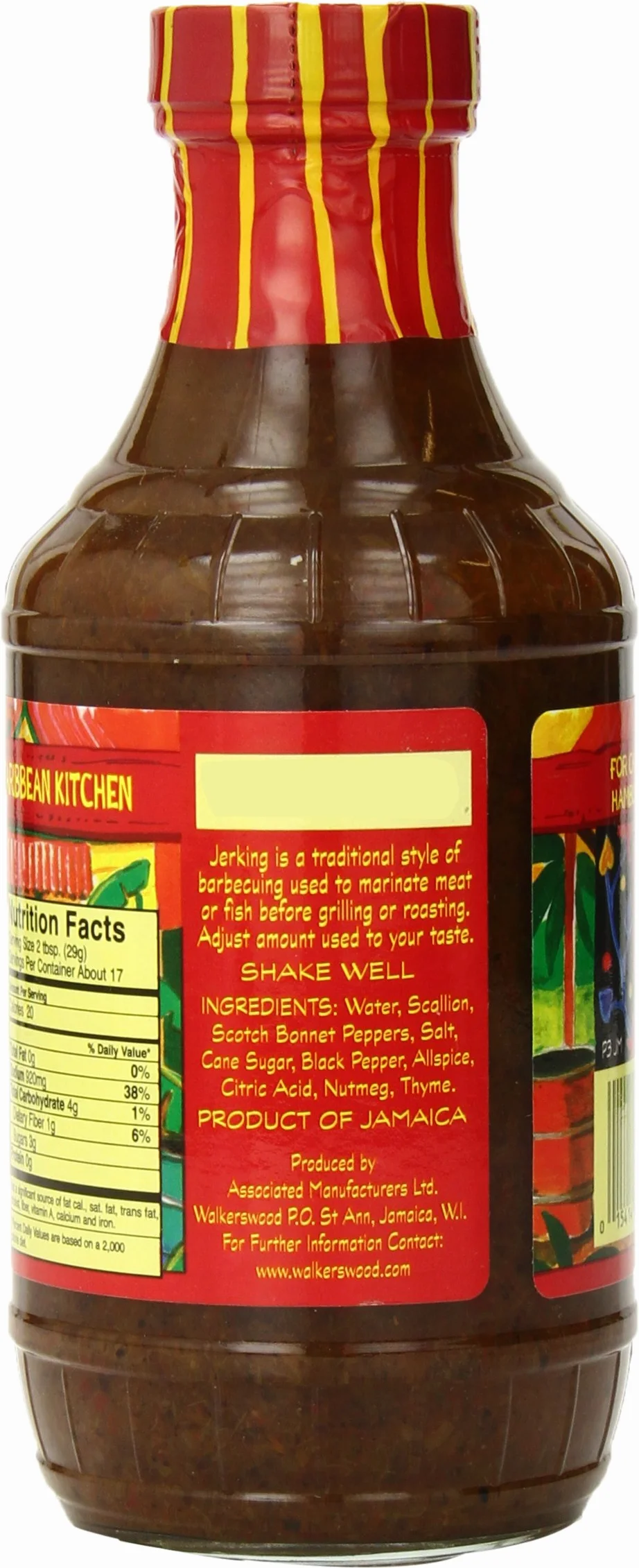 Walkerswood Jerk Marinade 17 oz
