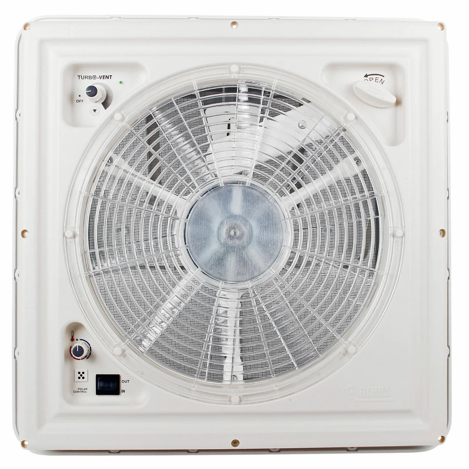 Fiamma Claraboya Polar Control Turbo Vent 40x40 cm Termostato Ventilador 12V Mosquiteras Doble Acristalamiento