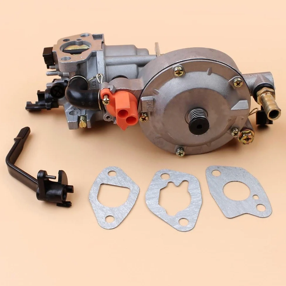 Carburadores GENERADOR GENSET para GX160 168F EC2500 para C/CL/CX Series Gasolina/LPG/CNG Kit DE CONVERSIÓN DE CARBURADOR DE Combustible Dual Conjunto Carburador