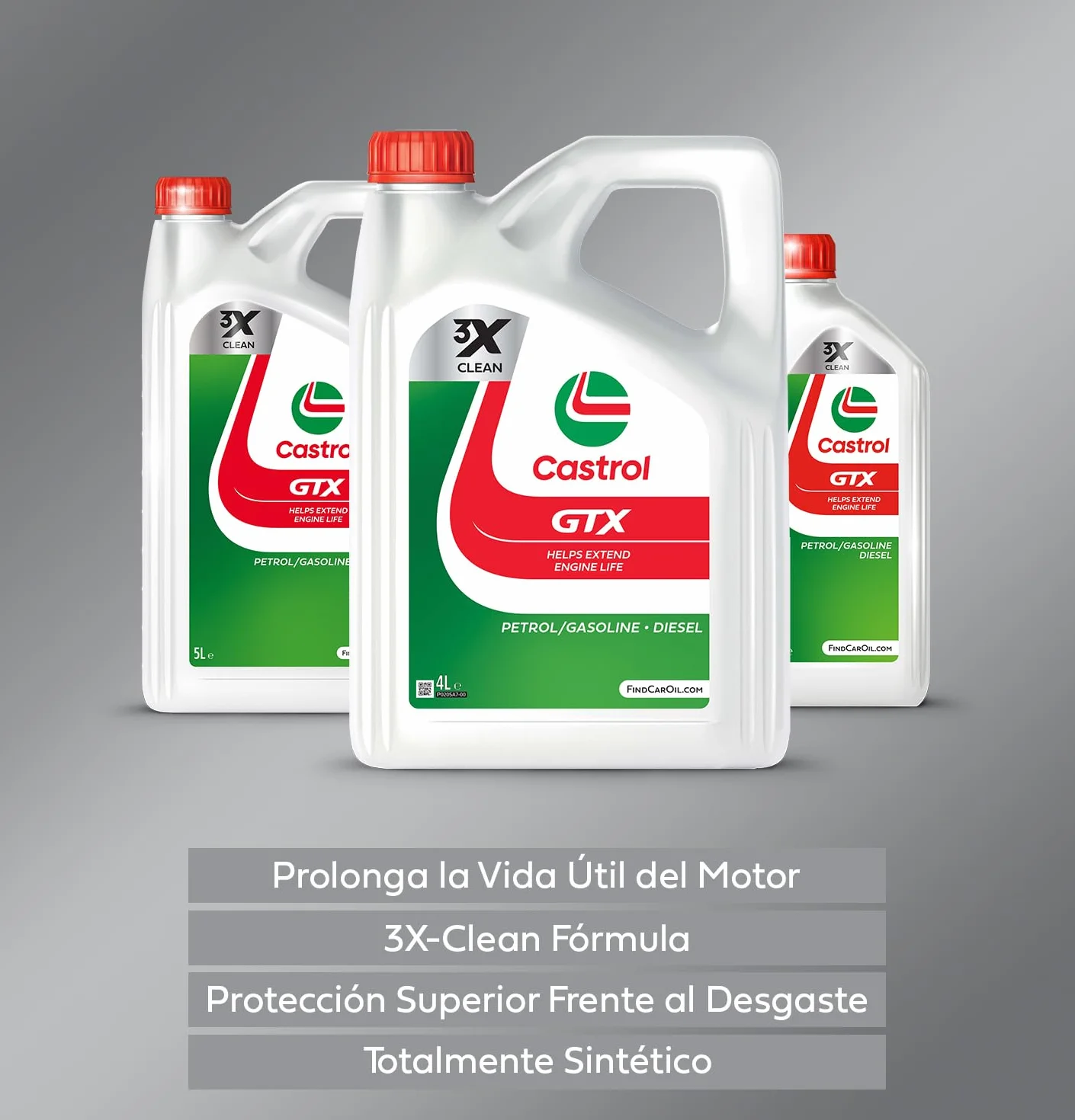 Castrol GTX 5W-30 RN17 Aceite de Motor 5L, Versión actual