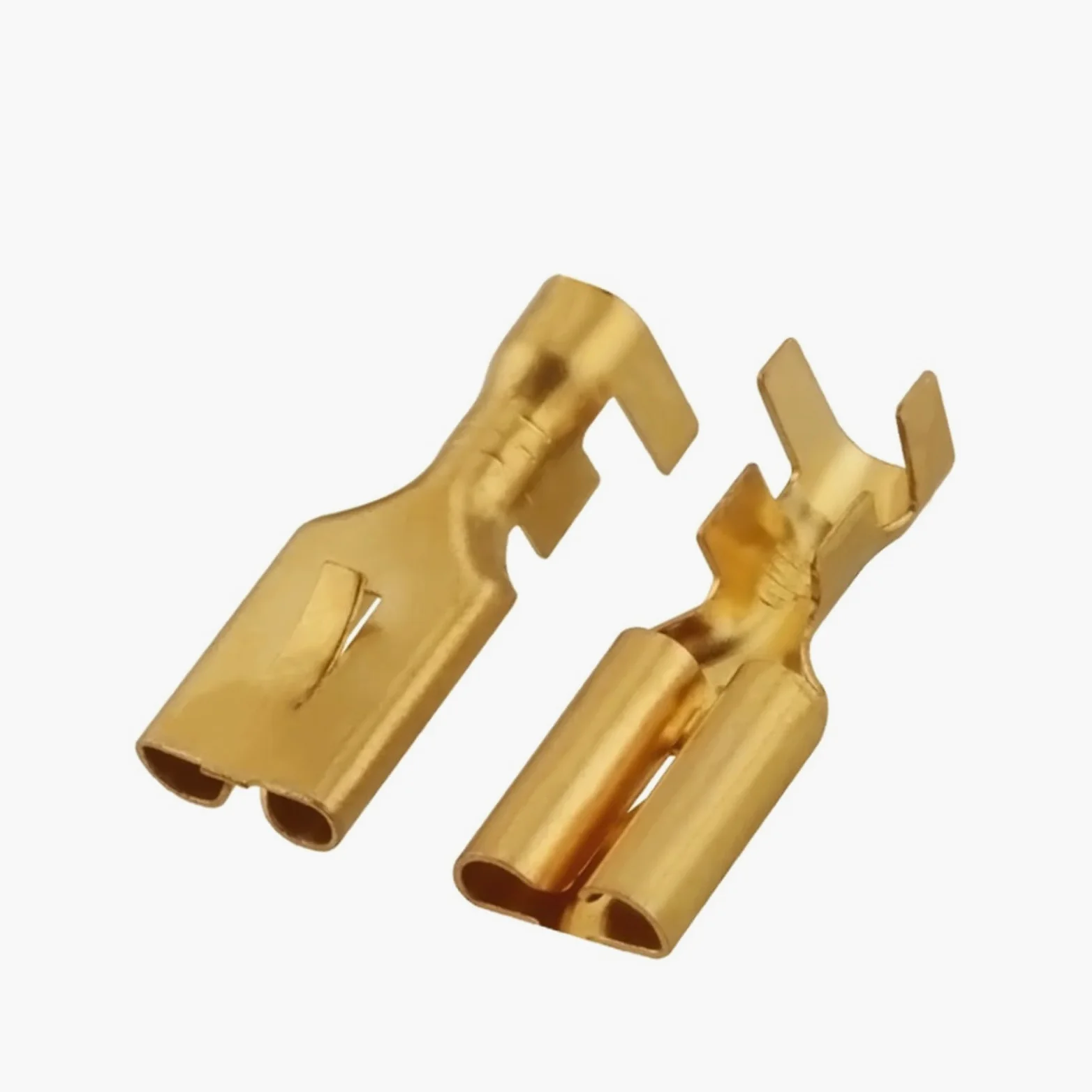 Terminal de engarzado de latón dorado de 7,8mm, Conector de prensado en frío, DJ625-7.8X0.8C DJ623-E7.8X0.8 for coche(Female B,500 Pcs)