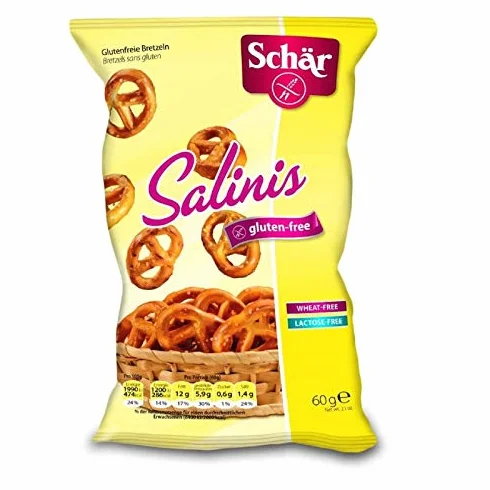 Schär Salinis Mini Pretzels Gluten 60G Lot De 4