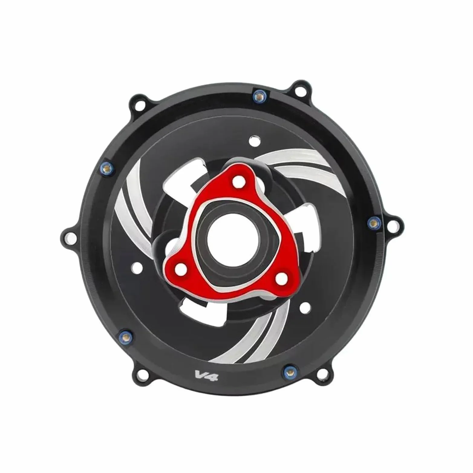 Accesorios Motocicletas Kit De Protector Muelle Embrague Y Placa Presión para Ducati para Panigale V4 (2018-2022)(Rosso)