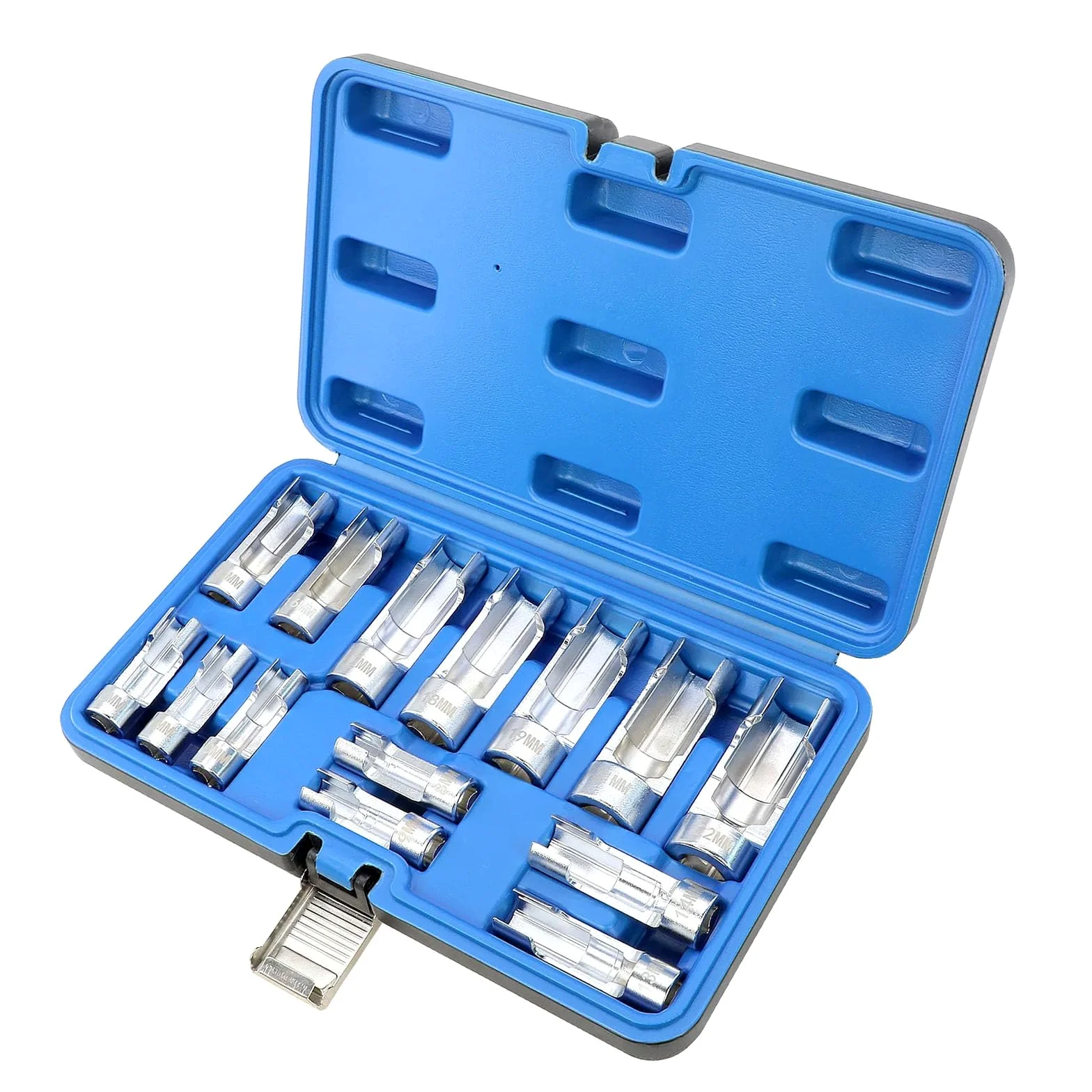 Juego de vasos de extracción para aficionados bricolaje de 8 mm mm para sensores de oxígeno de larga duración y trabajos de línea de combustible en mantenimiento de vehículos de