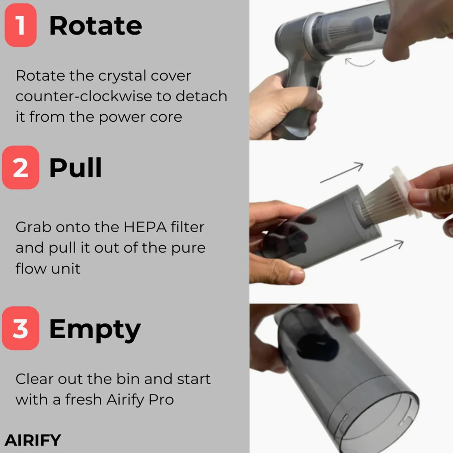 Aspiradora para Coche Airify Pro, Airify Pro V2 - Soplador de Aire portátil/aspiradora para Coche, Airify Pro - Soplador de Aire portátil/aspiradora para Coche, Aspiradora para Coche (V2)