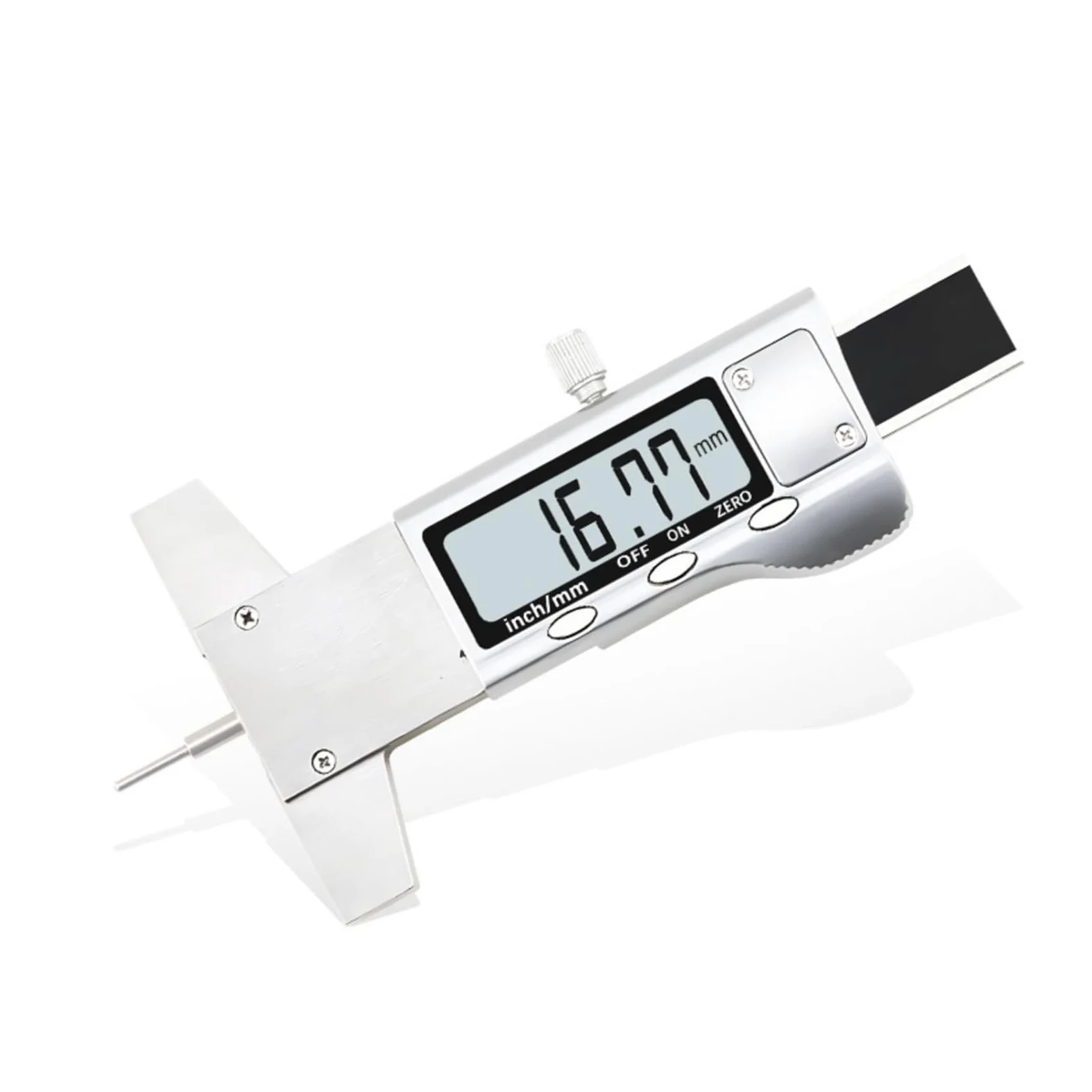 Medidor de profundidad 2 uds 0.-25,4mm medidor Digital de profundidad banda rodadura LCD calibre acero inoxidable,para coches