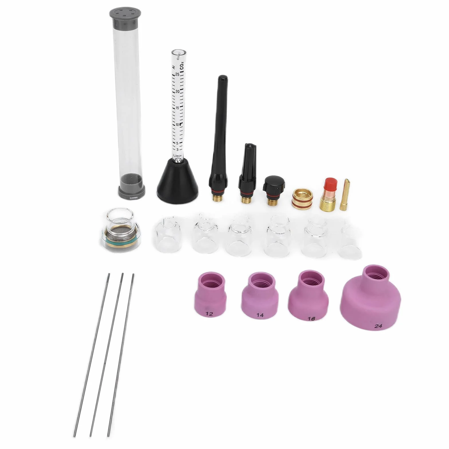 Material de cerámica de boquilla de soldadura de de con alma temperatura y funciones completas para pistola de soldadura WP-17/18/26