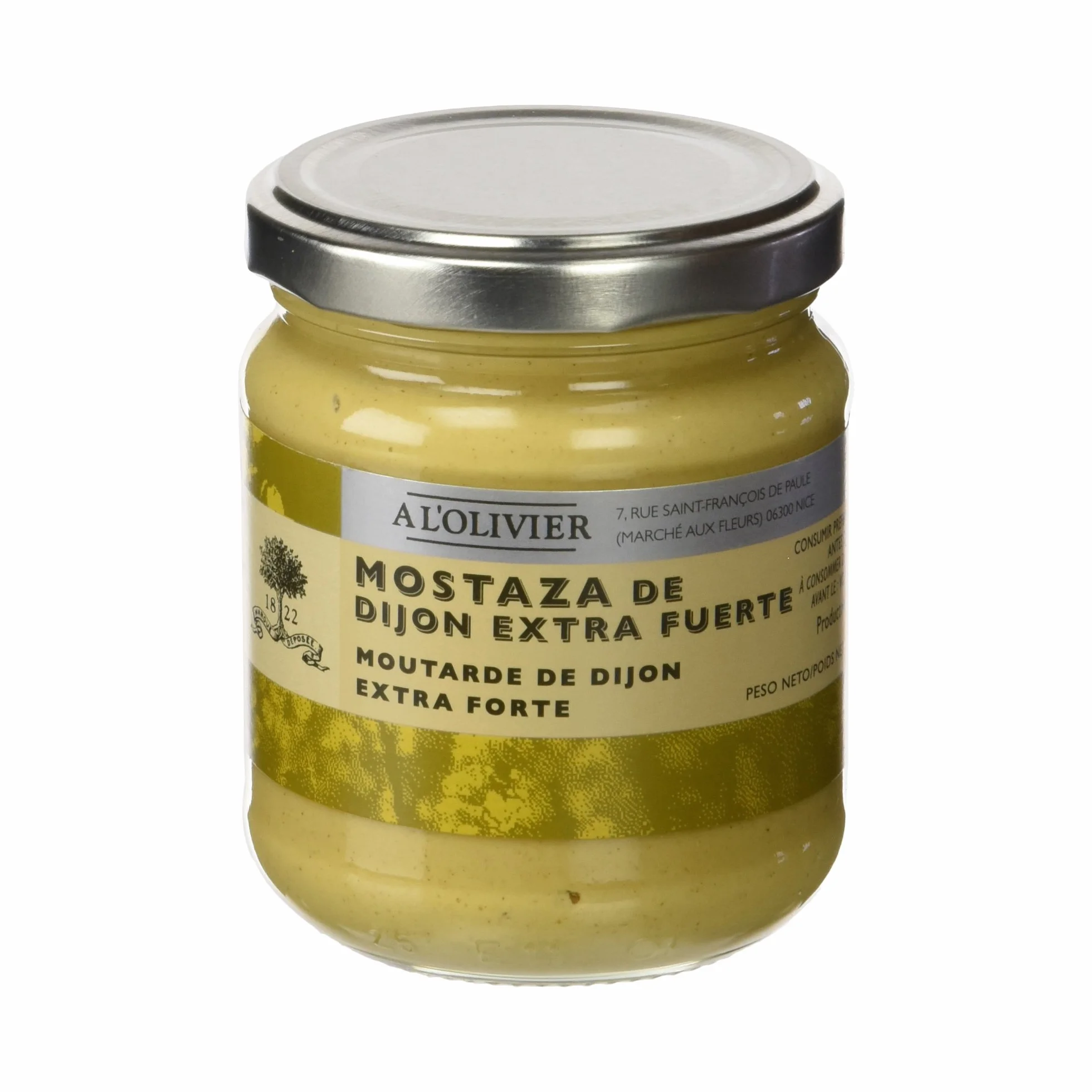 A L'Olivier Mostaza de Dijon Extra Fuerte 200 g