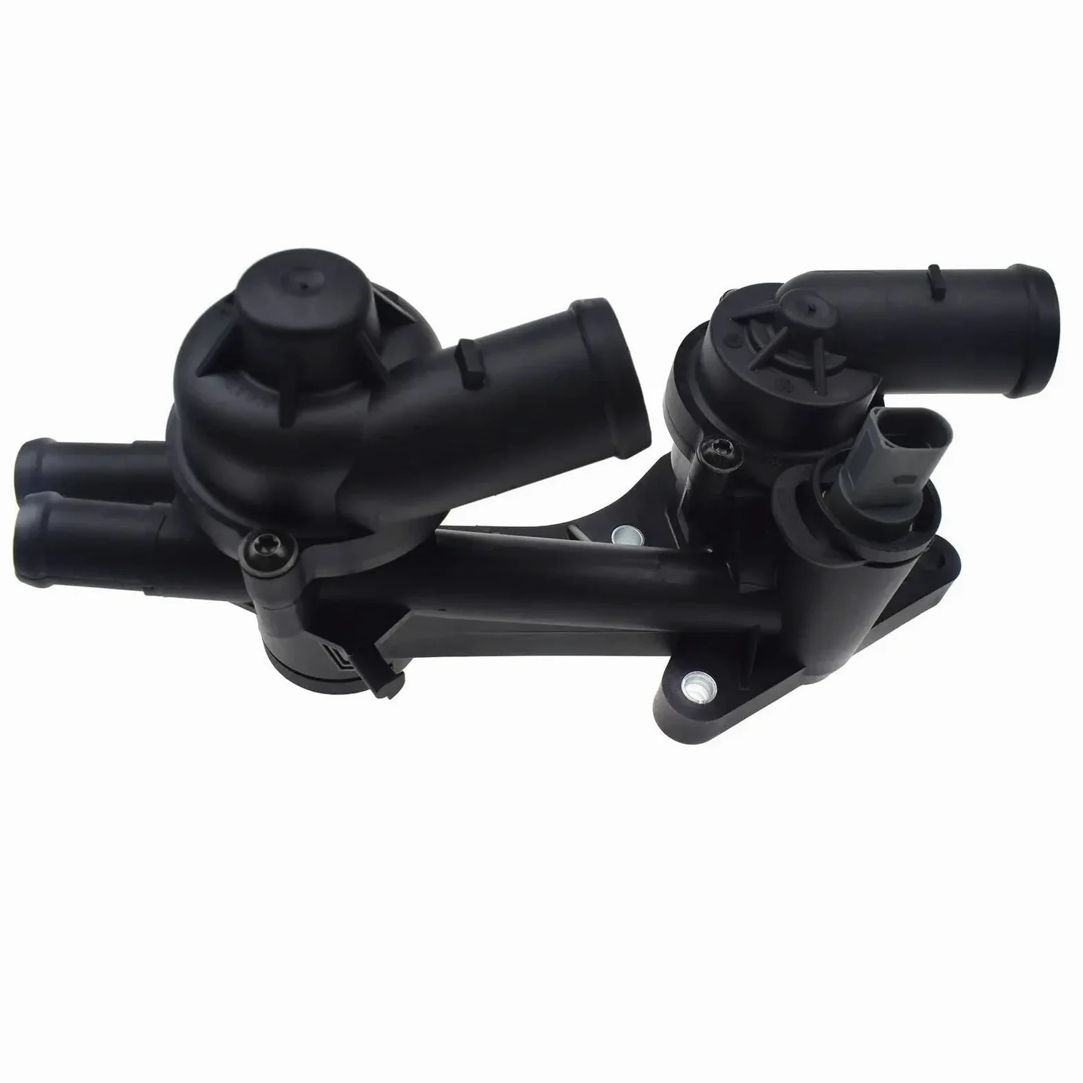Brida termostato con bulbo de temperarura y tubo agua Para Vw | Para Vento 14-18 1.6L gasolina 03C121065B,03C121111AE(Thermostat Housing)