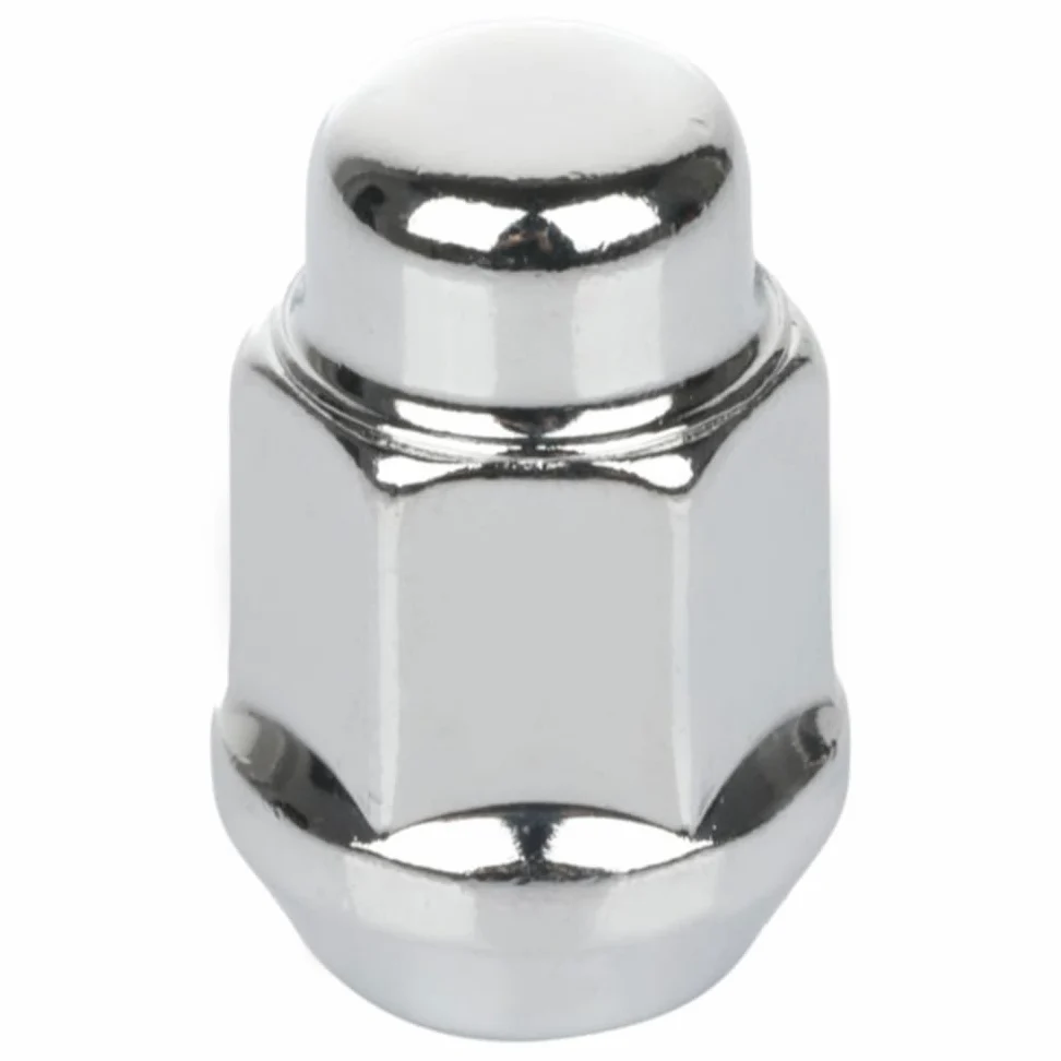 20 tuercas hexagonales cromadas 7/16-20 de bellota de 3/4 (19 mm) (acero endurecido a través)