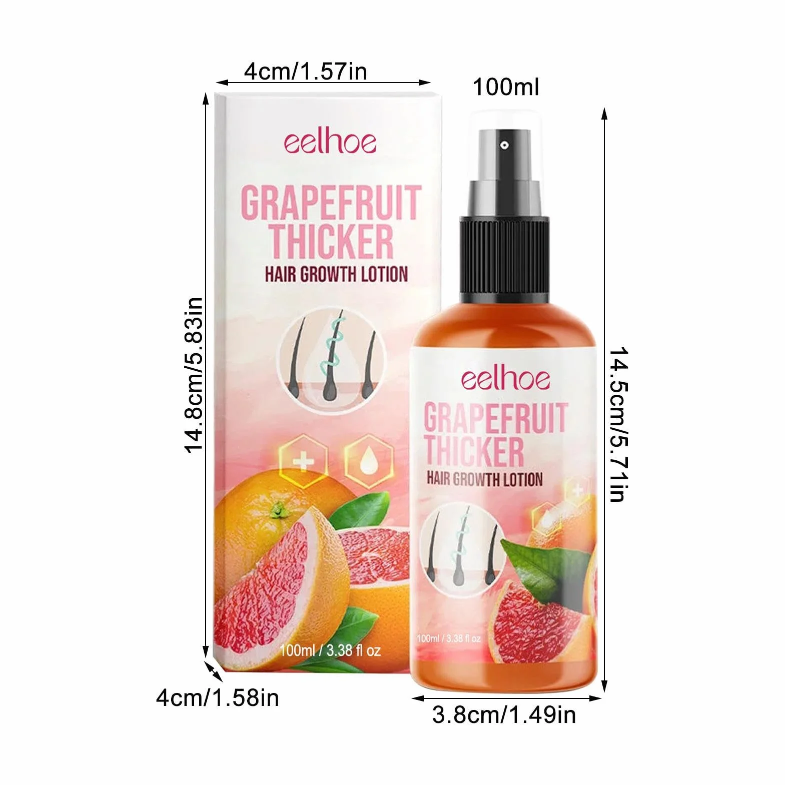 Zankie spray texturizante para el cabello volumen frutas naturales fragancia