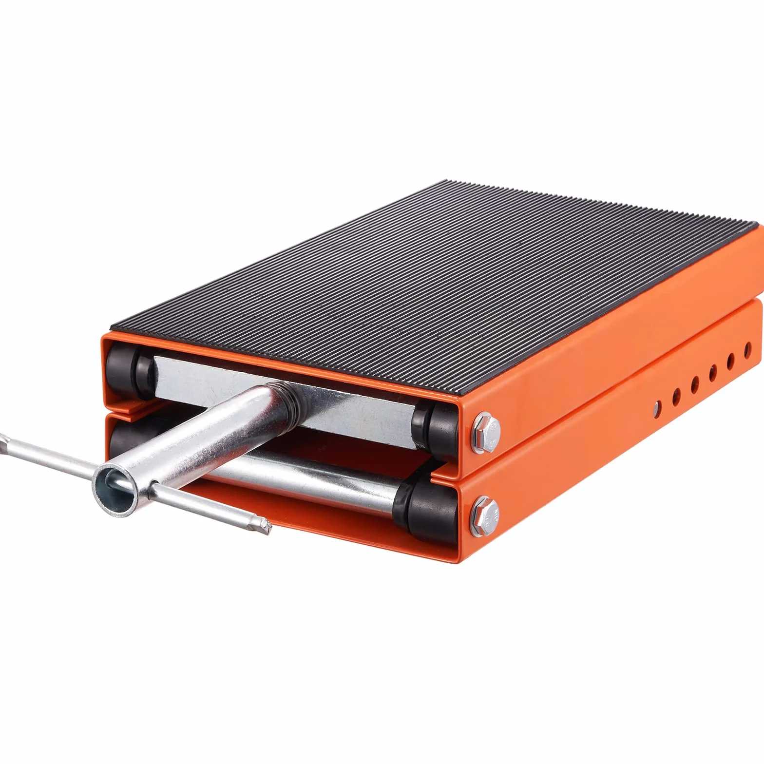 VEVOR Gato de Tijera para Moto Capacidad de 500kg Elevador de Motocicletas Altura de Elevación 9,5-35cm Elevador de Tijera de Acero Plataforma Antideslizante de 36,5x22 cm para Taller de Mantenimiento