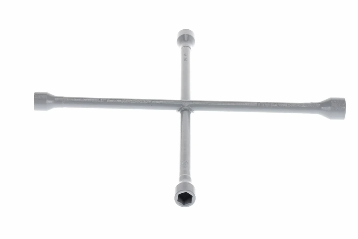 GEDORE Llave tipo cruz, Para automóvil, Anchos de llave 17 x 19 x 21 mm x 11/16" mm, Llave en cruz para ruedas, Cambio de neumáticos coche, Herramienta, 28 PU