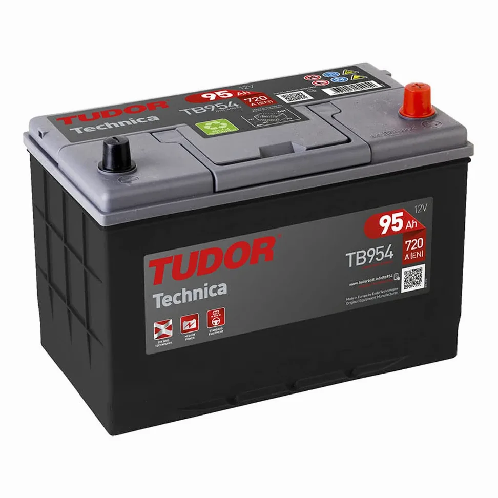 TUDOR Batería 95, Ah 760, A/EN TB954 L 306mm B 173mm H 222mm Compatible con TOYOTA RAV 4 III ACA3, ACE, ALA3, GSA3, ZSA3, MAZDA 6 Familiar GJ, GL, SUZUKI Grand Vitara I SUV FT, HT