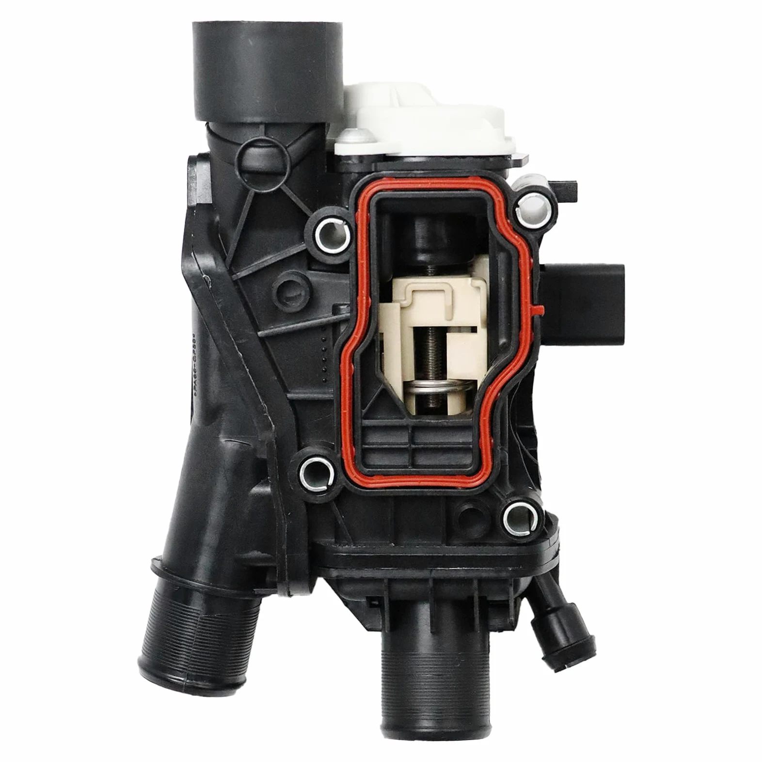 Carcasa termostática compatible con Citr0en C4 C5 III 308 508 3008 5008 2.0 BlueHDi Focus Kuga DS7Q-8A586-AB Hopzty 9804160380