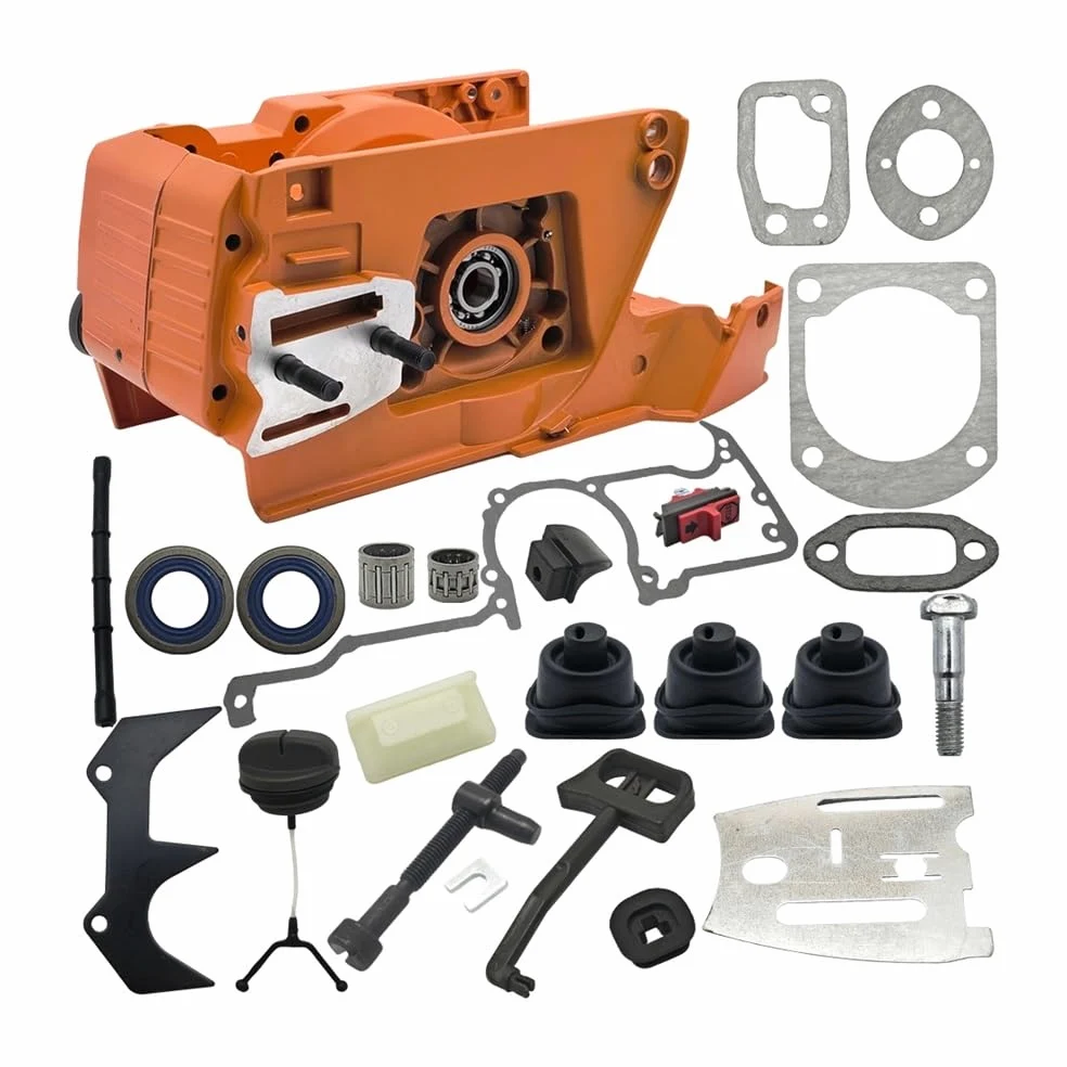 Kit de reparación Juntas del cárter Motor, Compatible con Motosierra 61, 66, 266, 268, 272 y 272XP, Repuesto 501779901
