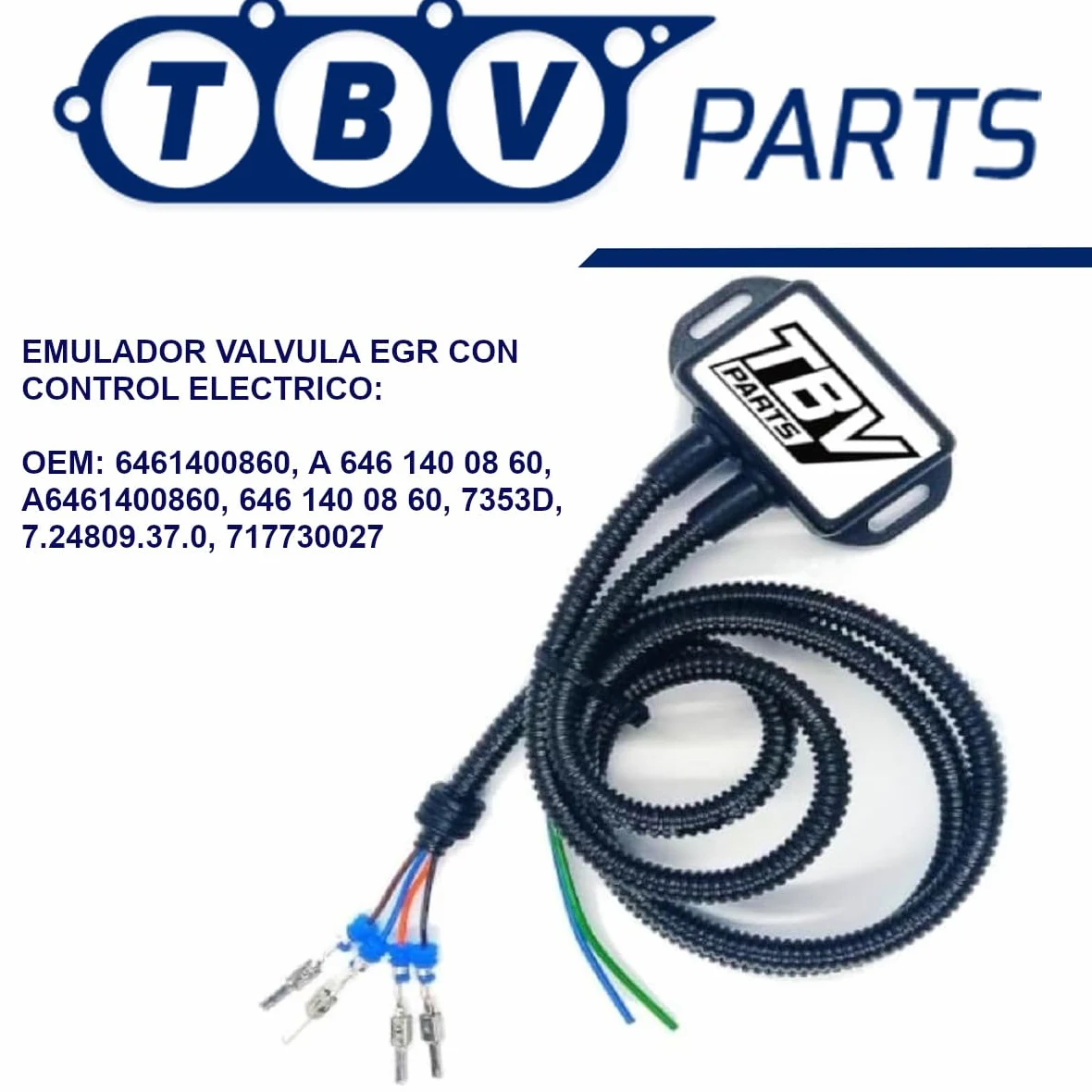 Emulador Válvula EGR Eléctrica 7353D Compatible con Motores CDI 200/220/270/400 – Referencias 6461400860, A6461400460, 7.24809.37.0