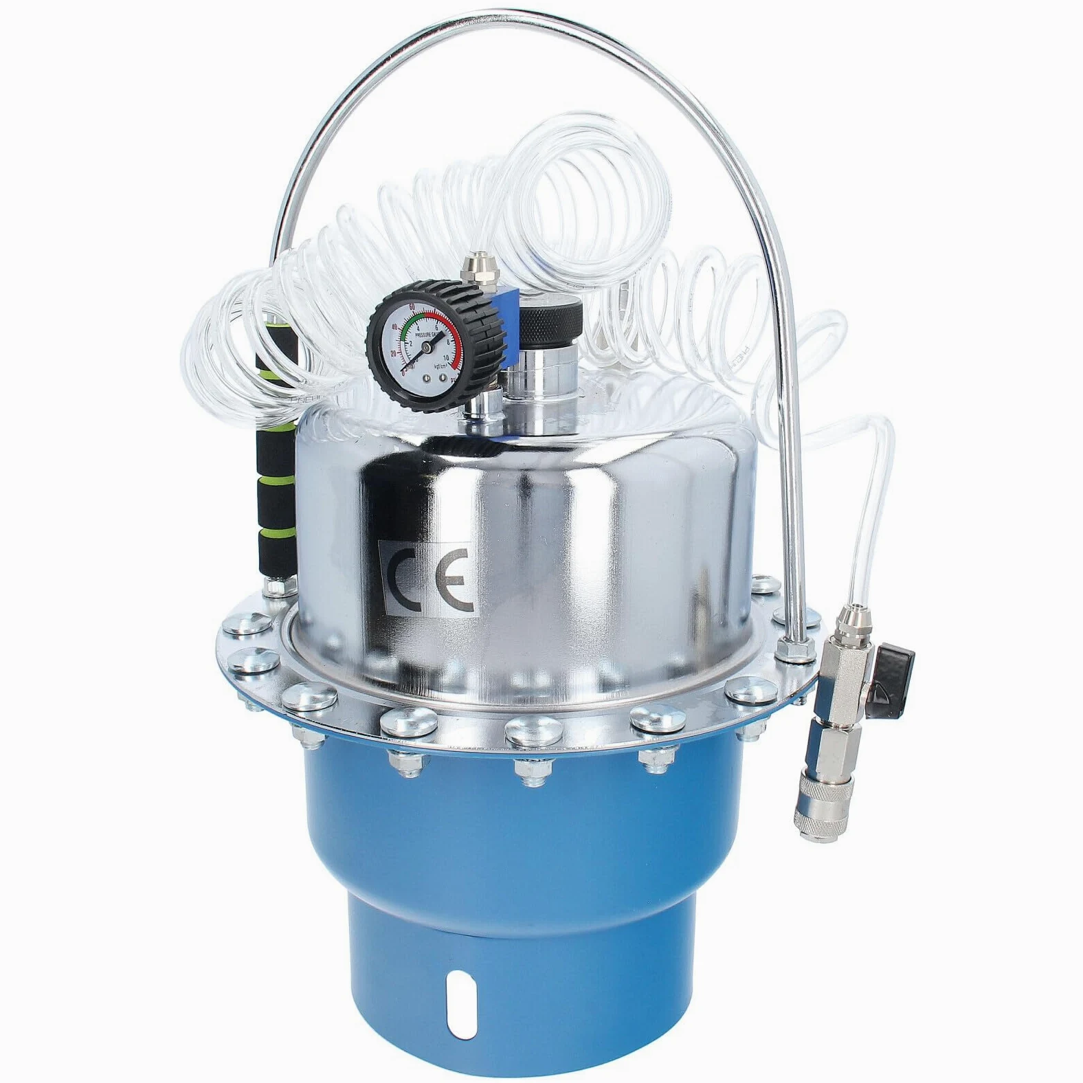 Profesional de aire comprimido de purgador de frenos + Adaptador Juego de frenos de vapor dispositivo Herramientas