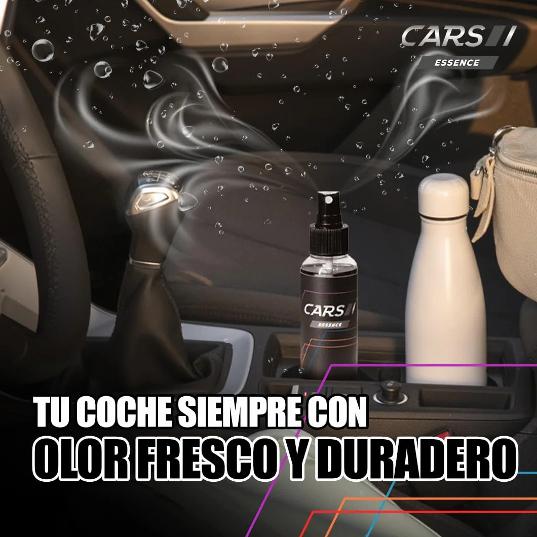 Ambientador para Coche 100ml | Perfume para Vehículos | Tu Coche con Olor Fresco y Duradero | Neutraliza y Elimina los olores