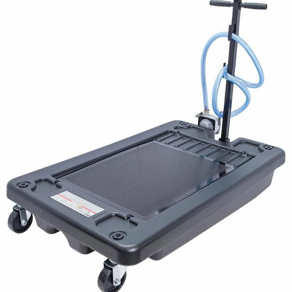Recuperador de aceite 60 L, capacidad 60 L, 205 x 102,7 x 77 cm, resistente y práctico para taller - D-Work