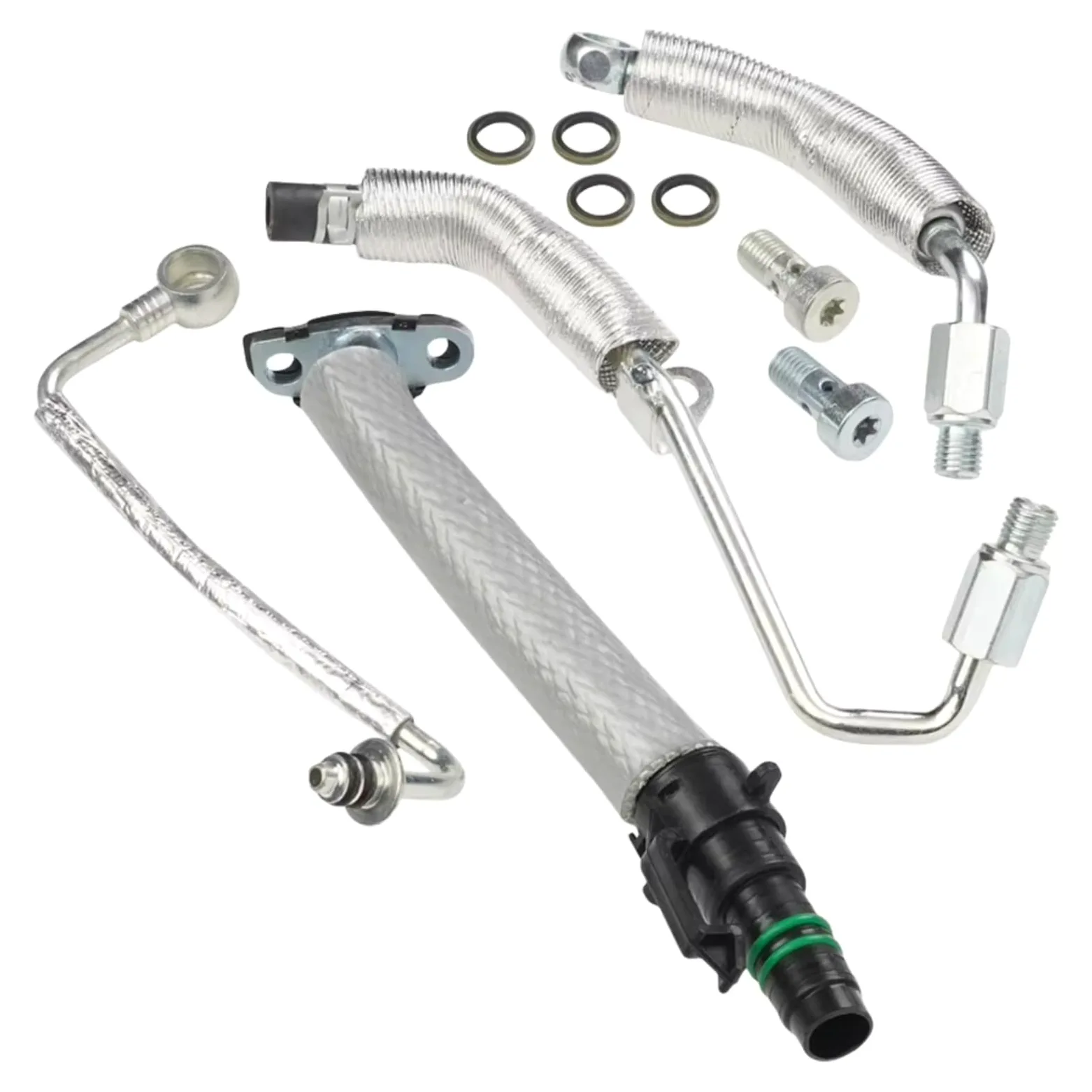 manguera Compatible Con Buick Para Encore 2013 2014 2015-2021 Motor Automóvil Para Turbo Drenaje Retorno Aceite Accesorios Tubería Alimentación Aceite 25198546 55567067