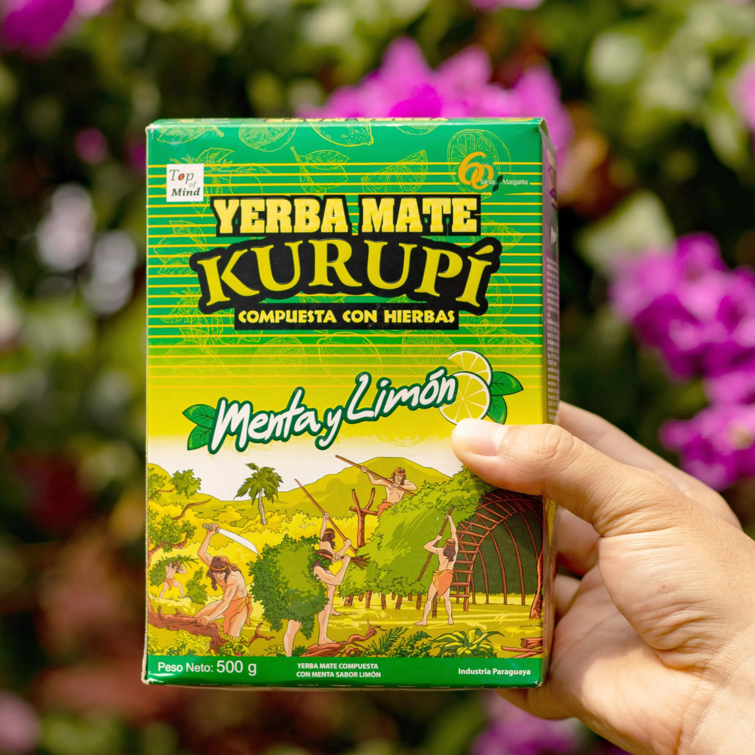 Kurupi Yerba Mate Menta y limón 500g