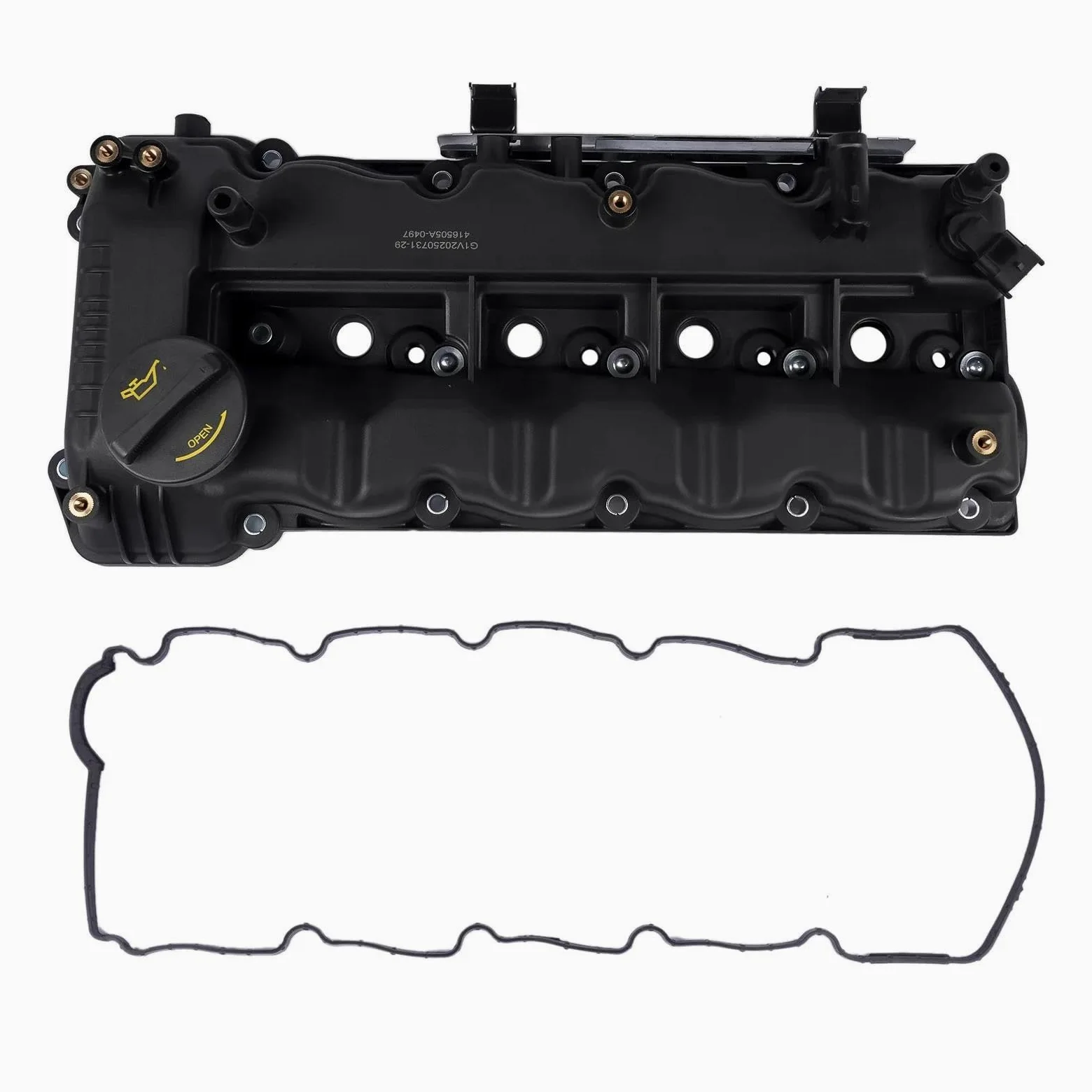 Tapa de balancines Conjunto De Cubierta De Válvula De Culata De Motor Para Hyundai I40 Ix35 Para Kia Para Carens Para Optima Para Sportage 1,7 CRDi D4FD Tapa de válvula con Junta