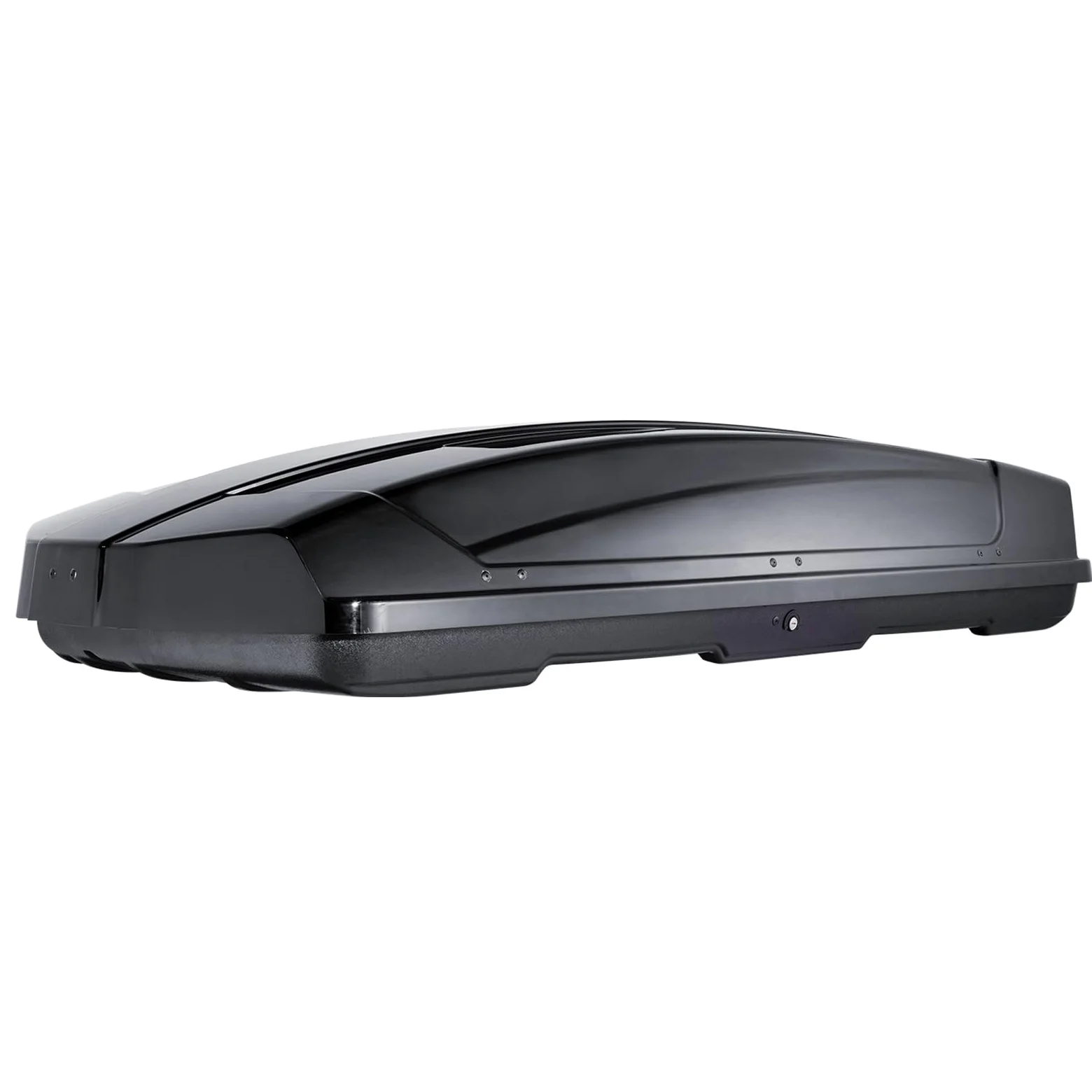VEVOR Cofre de Techo 562 L Portaequipajes de Techo Rígido de ABS con Apertura de Doble Cara 2 Correas Reforzadas Aerodinámico Maletero Techo Coche para la Mayoría de Travesaños, Coche, SUV, Negro