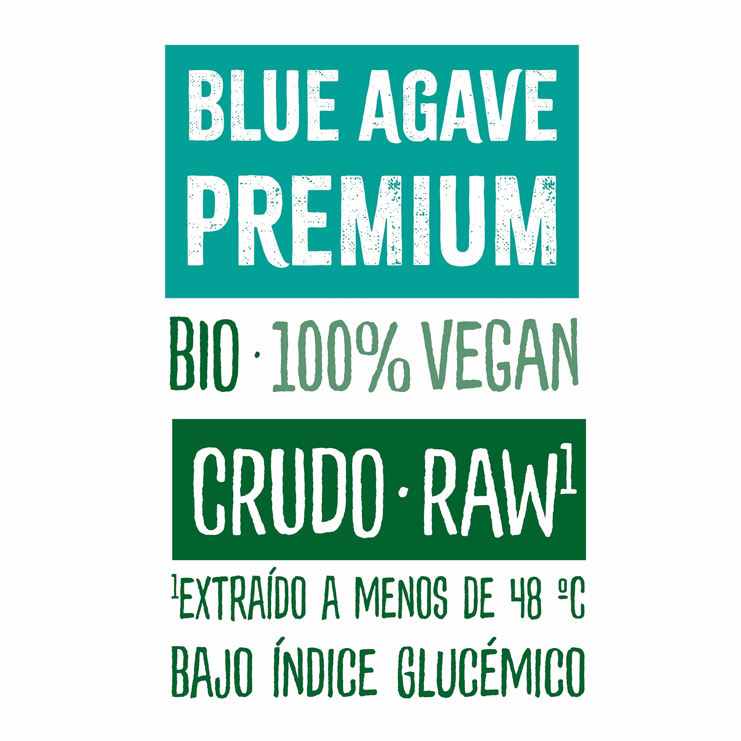 Sirope Agave crudo Ecológico Bio, Endulzante Natural, Pack 7 Unidades 500ml/690g
