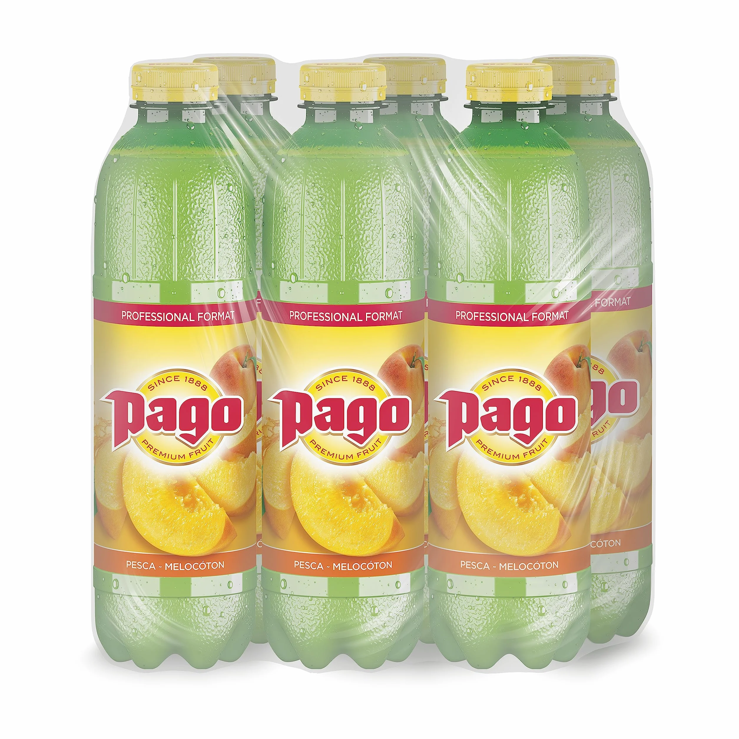 Zumos Pago Néctar de Melocotón Pack 6 x 1L