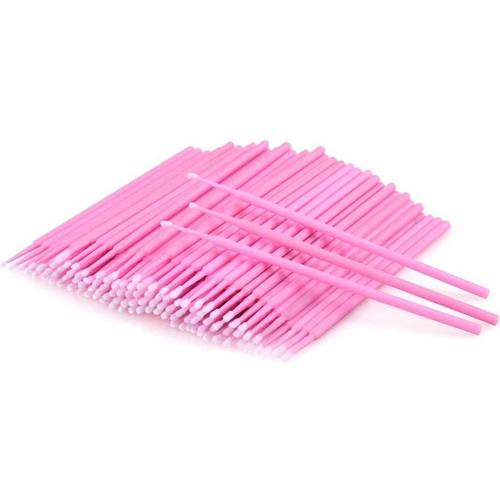 G2PLUS 400PCS Microbrush Aplicadores Micro Cepillos Extensión de Pestañas Herramienta Maquillaje