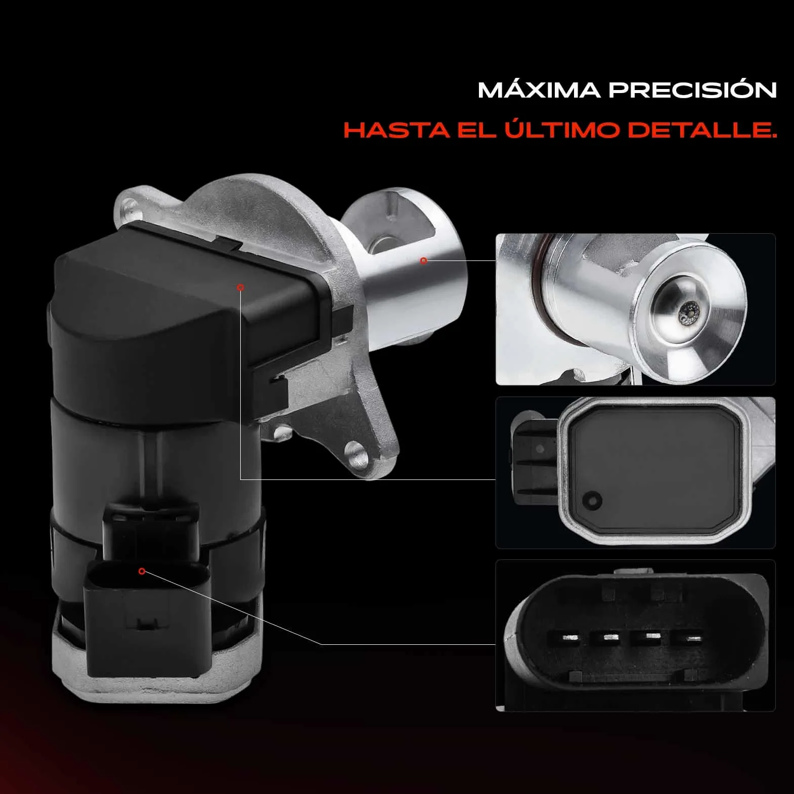 Frankberg Válvula EGR Compatible con CLClase C CL203 CLC 220 CDi CLClase C CL203 CLC 200 CDi Clase E W211 E 200 CDi Clase C Coupé CL203 C 220 CDi Clase C W203 C 200 CDi Replace# 6461400760,555096